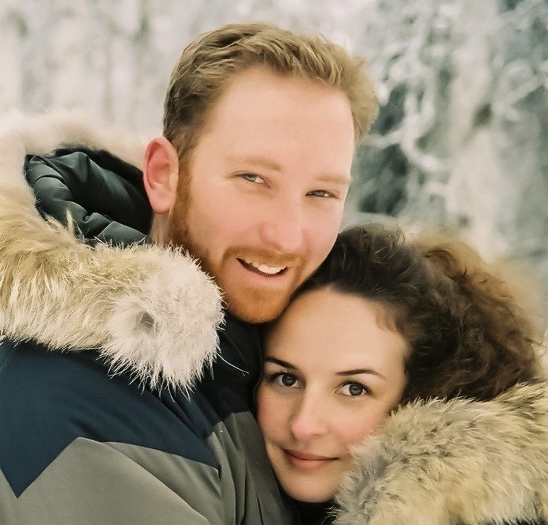 couple in Alaska