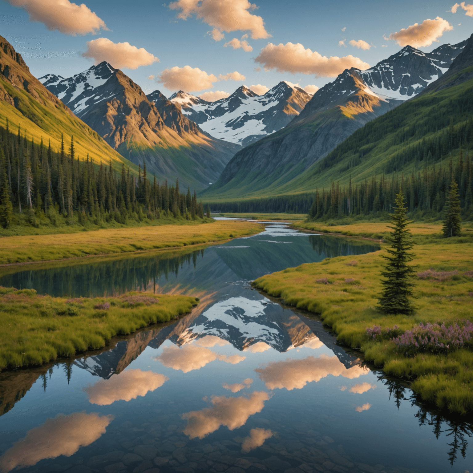 A team of huskies pulling a sled through a snowy landscape