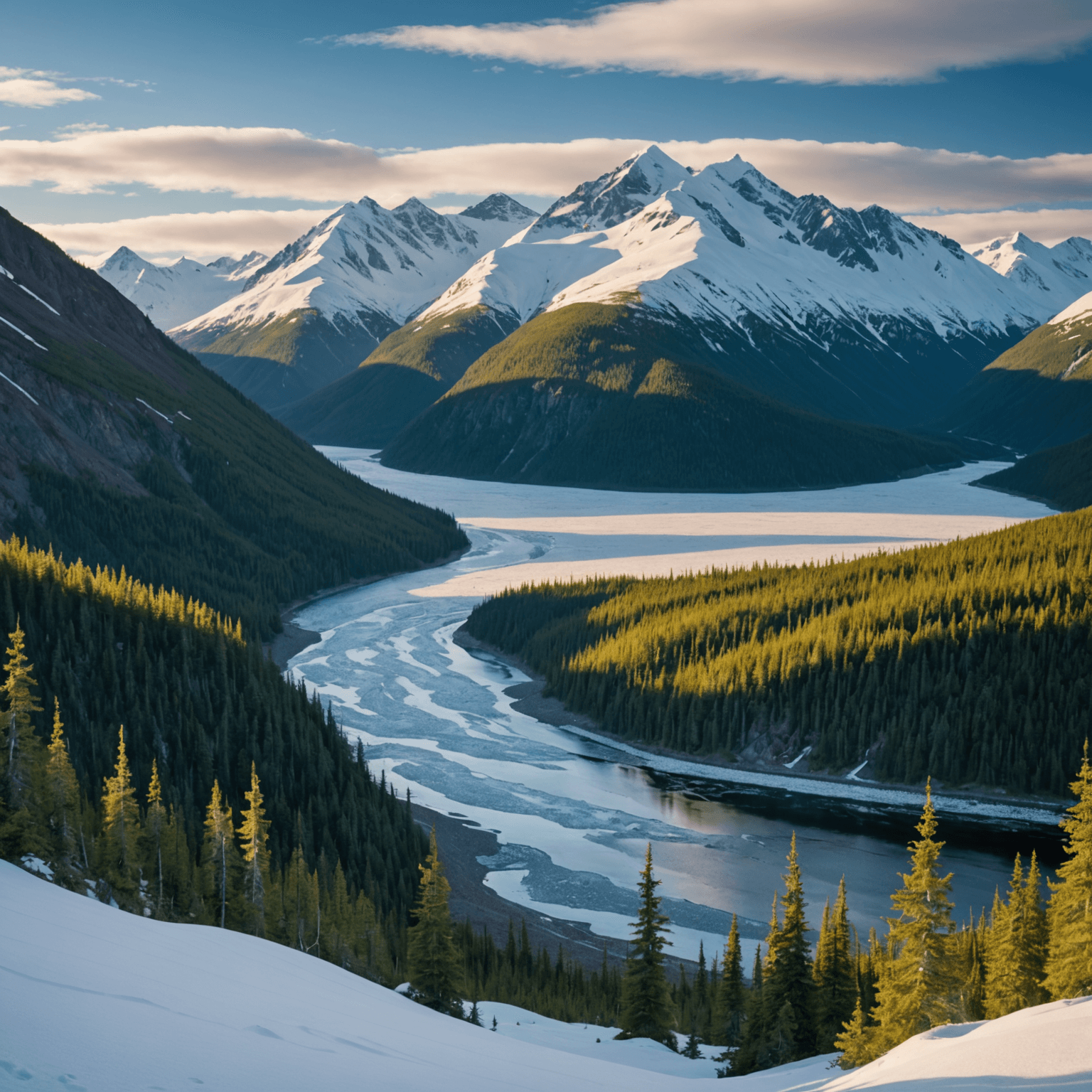 A group of travelers gathered around a campfire, watching the northern lights illuminate the Alaskan night sky.