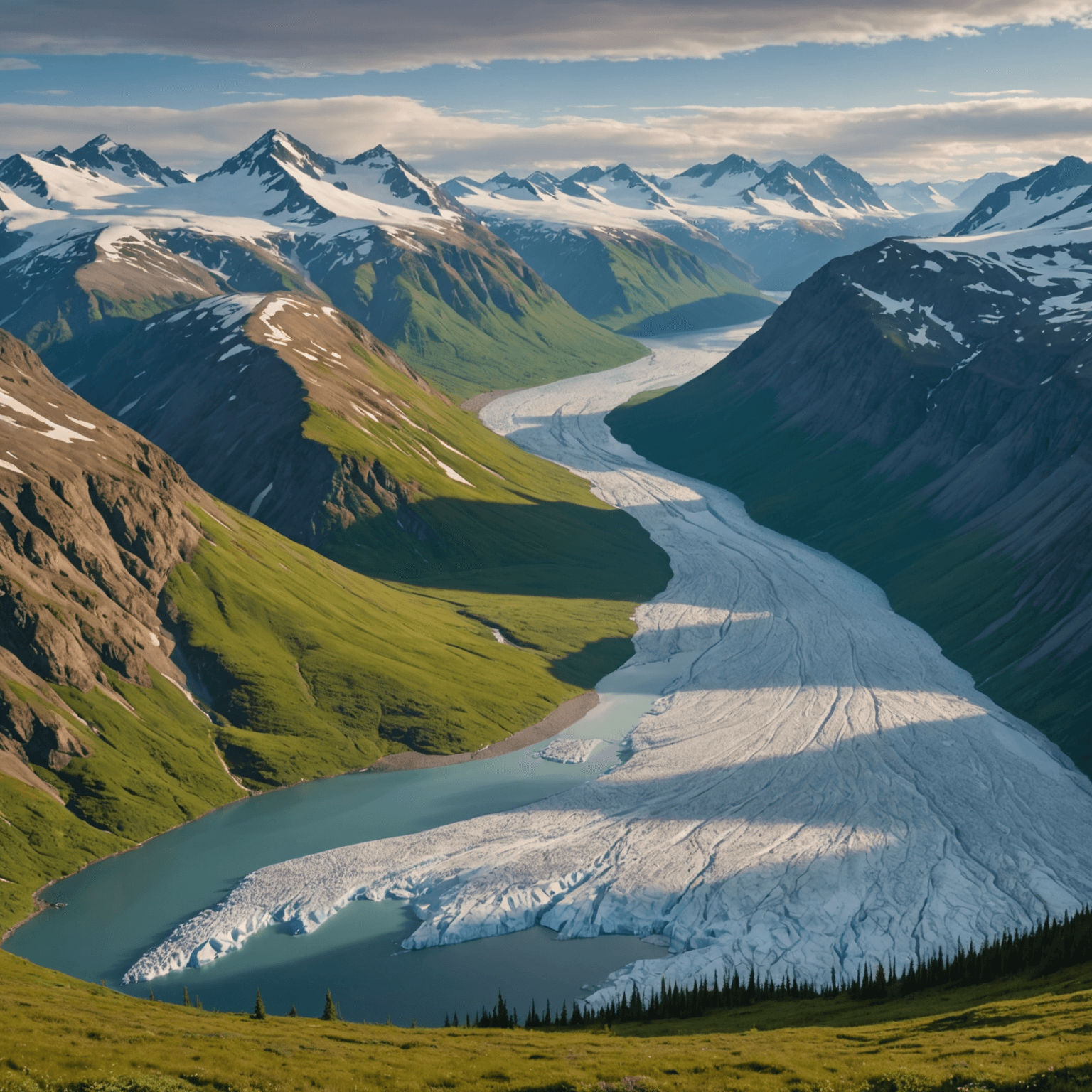Vibrant Northern Lights over Anchorage's skyline