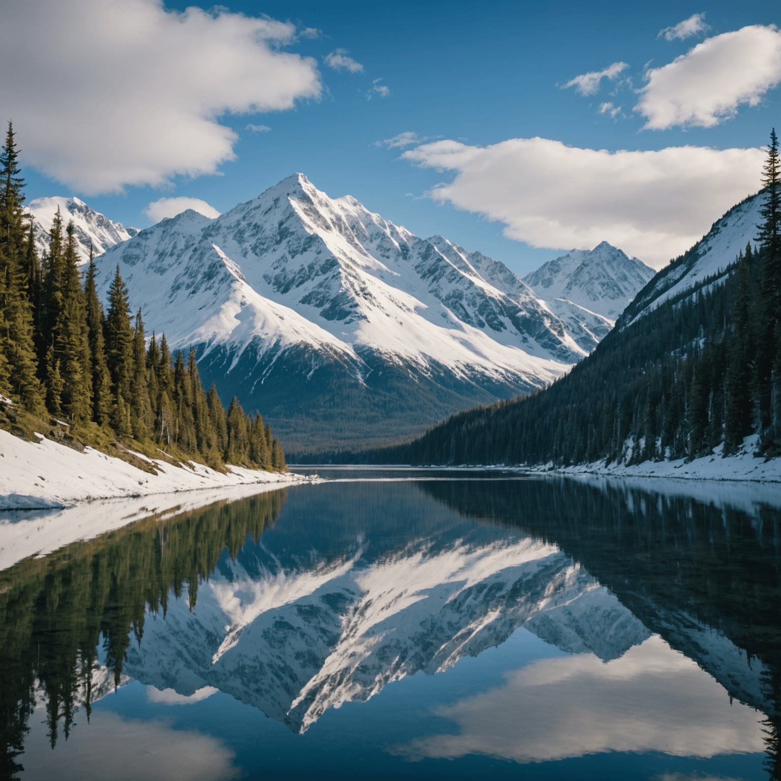Tourists enjoying a dog sledding adventure in the Alaskan snow