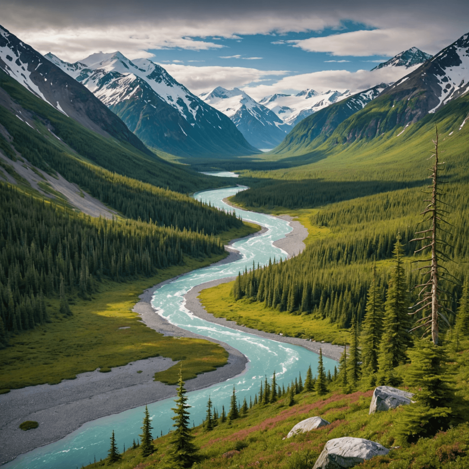 An indigenous Alaskan festival with traditional costumes and dances