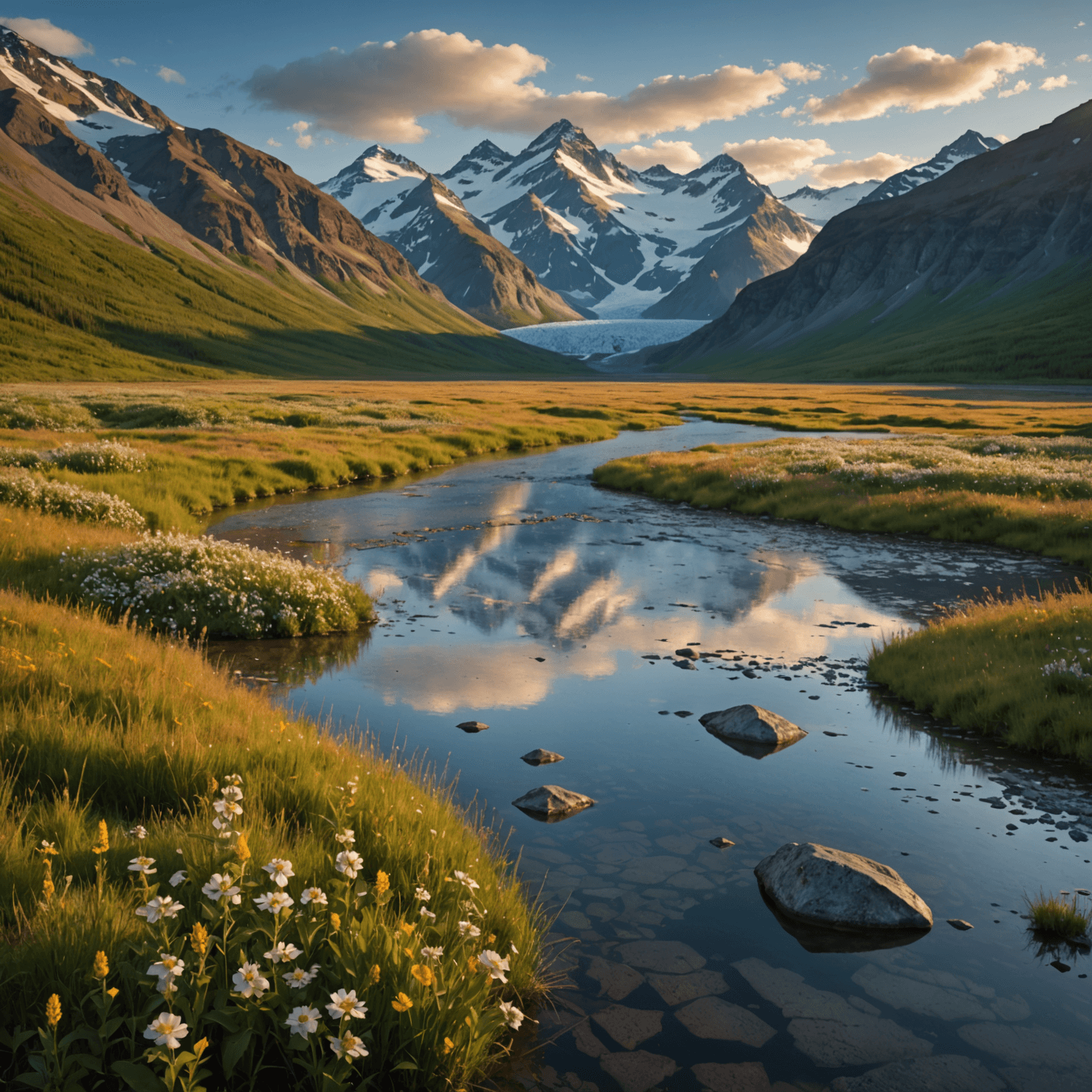 A cozy log cabin under the aurora borealis, surrounded by snowy pines.