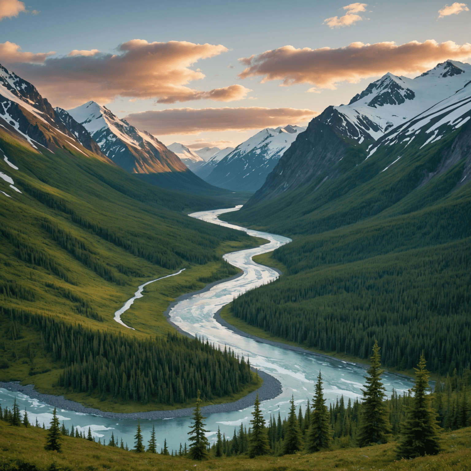 Tourists watching the Northern Lights in Alaska