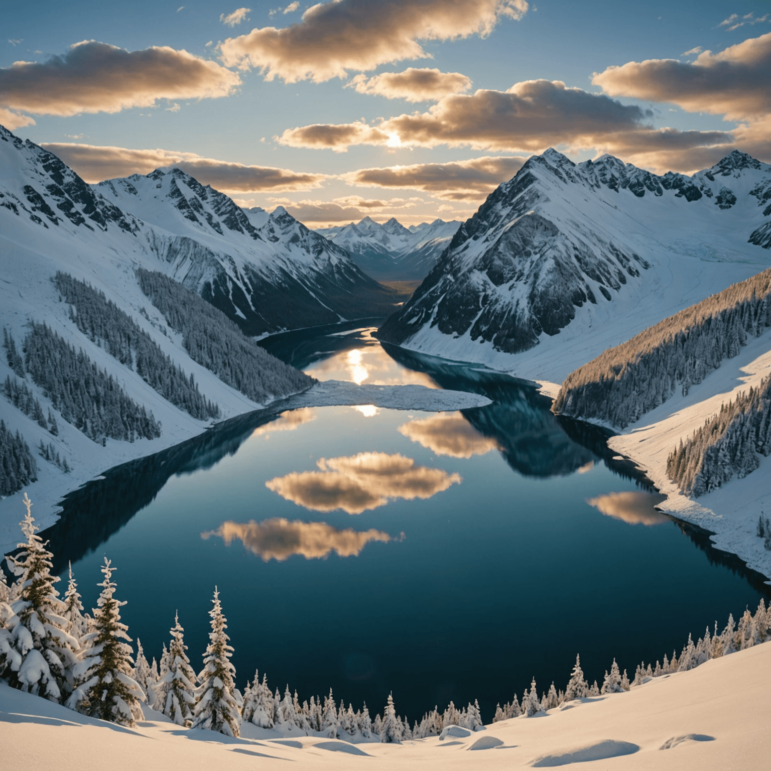 Tourists bundled up in winter gear, eagerly watching the northern lights in Alaska.