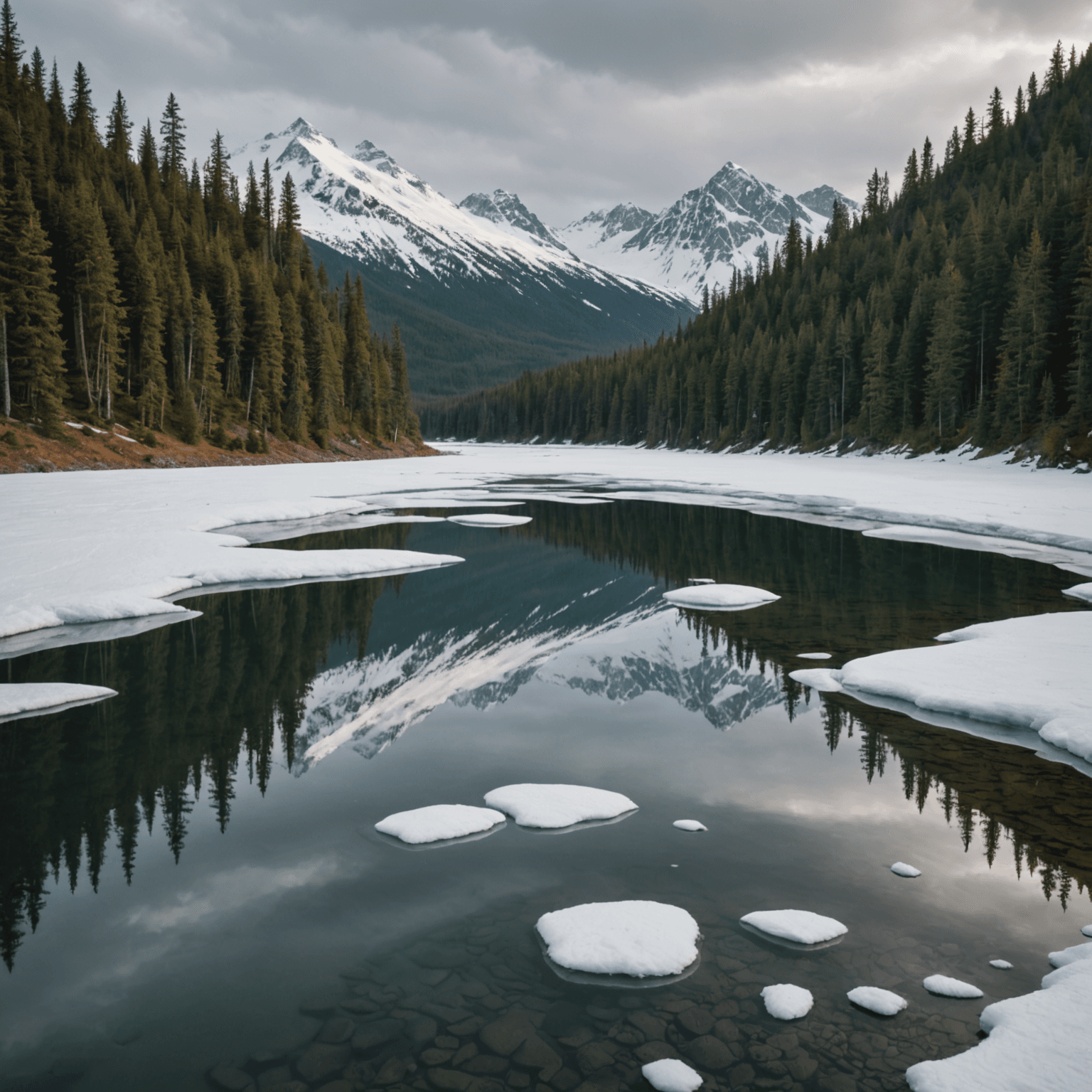 A close-up of sled dogs wearing booties and harnesses while pulling a sled through the snow.