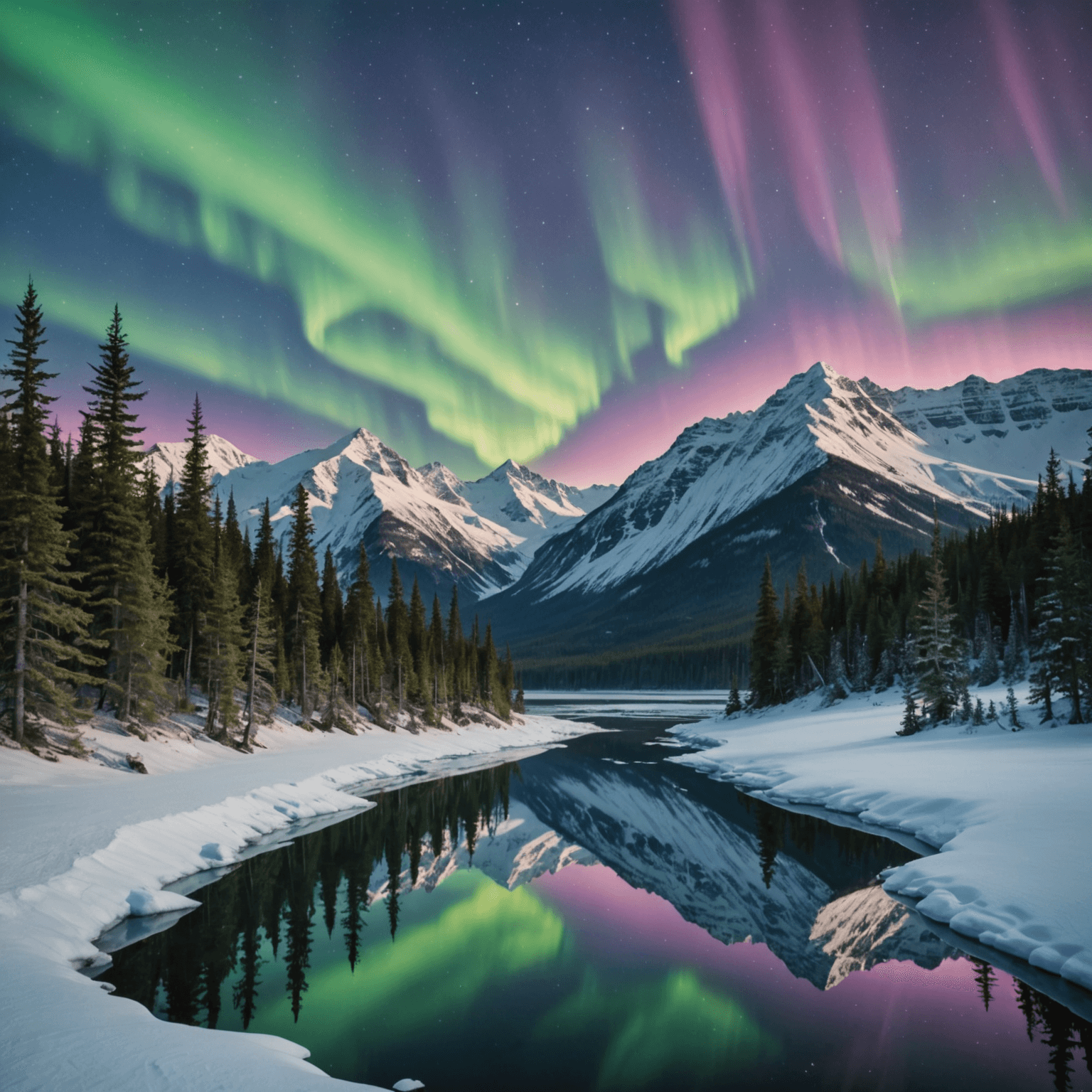A traditional wooden dog sled leaning against a snowy backdrop