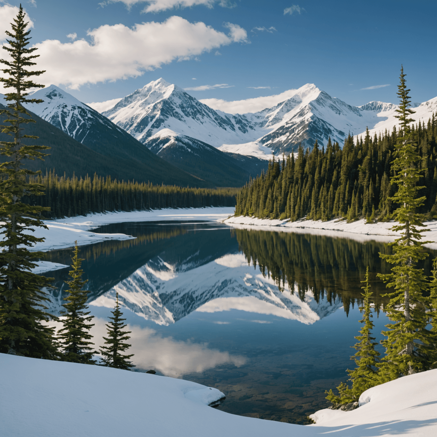 Alaskan Huskies in a kennel at a musher's camp