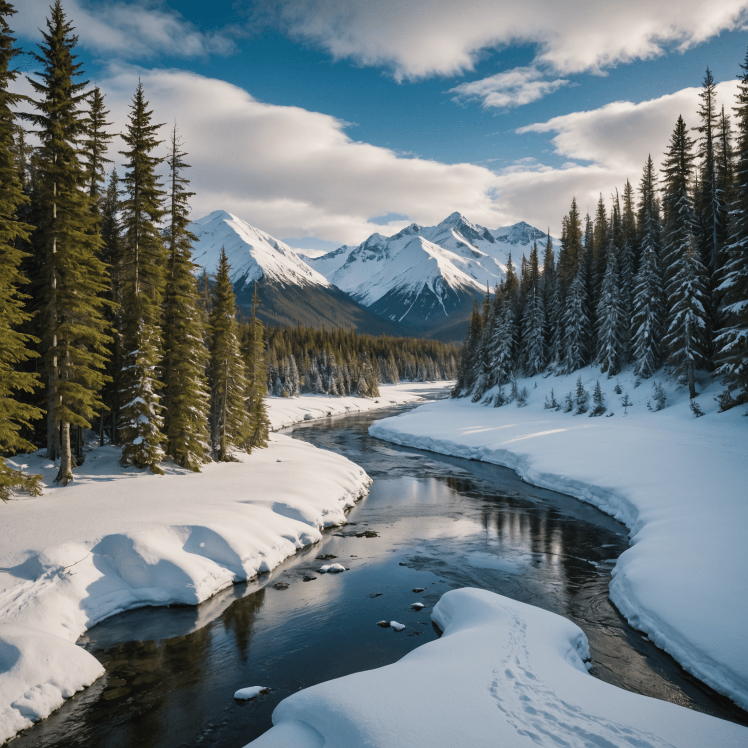 A sled dog team in action, showing the different positions of the dogs.