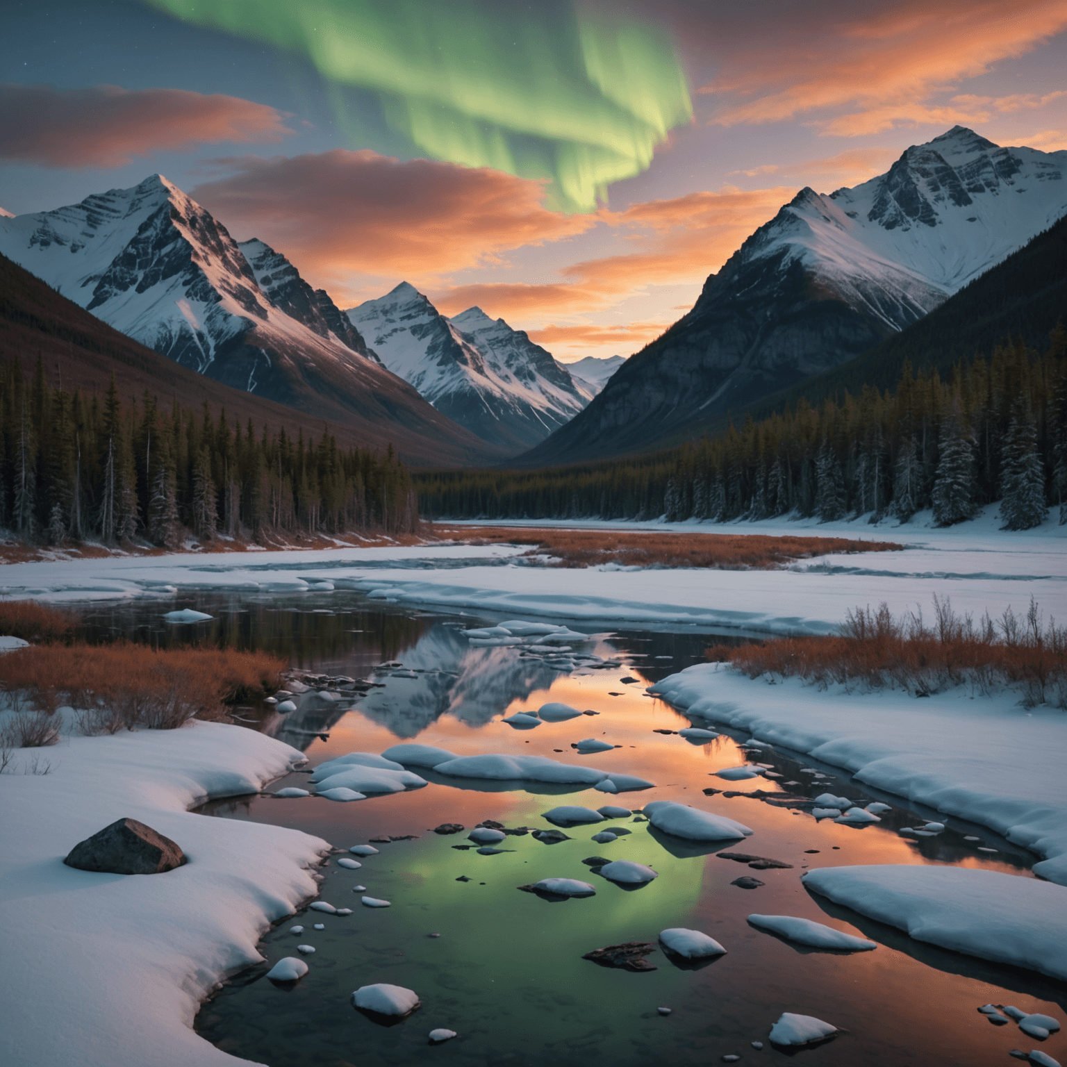 A map showing prime Northern Lights viewing locations in late summer