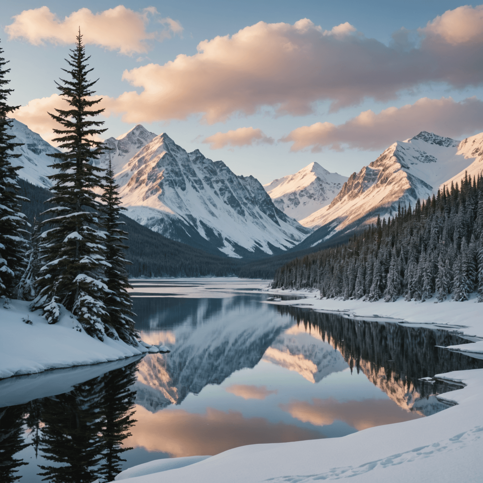 A group of friends enjoying a snowmobile tour across a vast, snowy landscape.