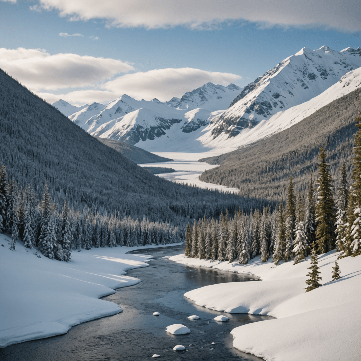 A close-up of sled dogs in action during a winter tour.