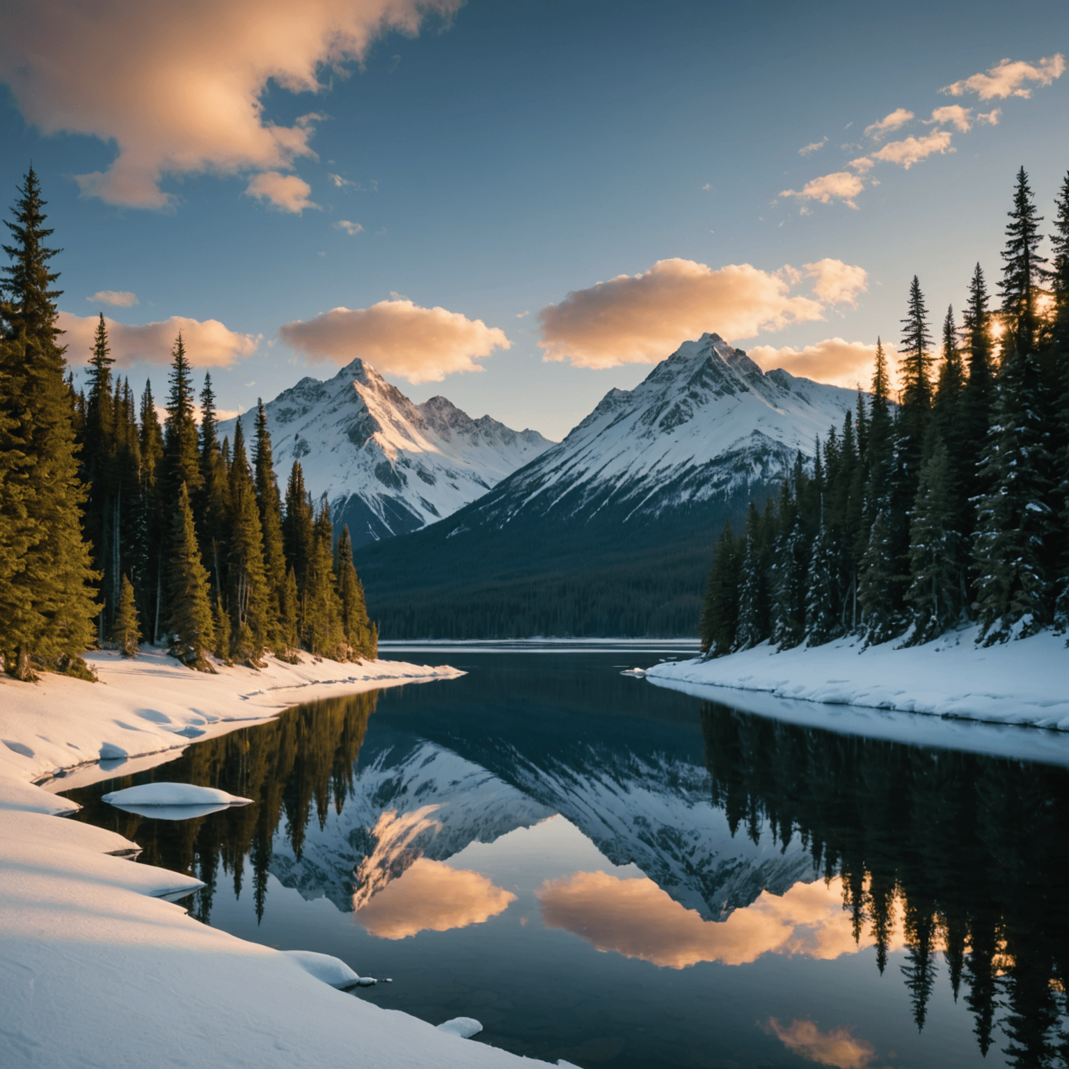 A scenic view of a musher's camp with sled dogs