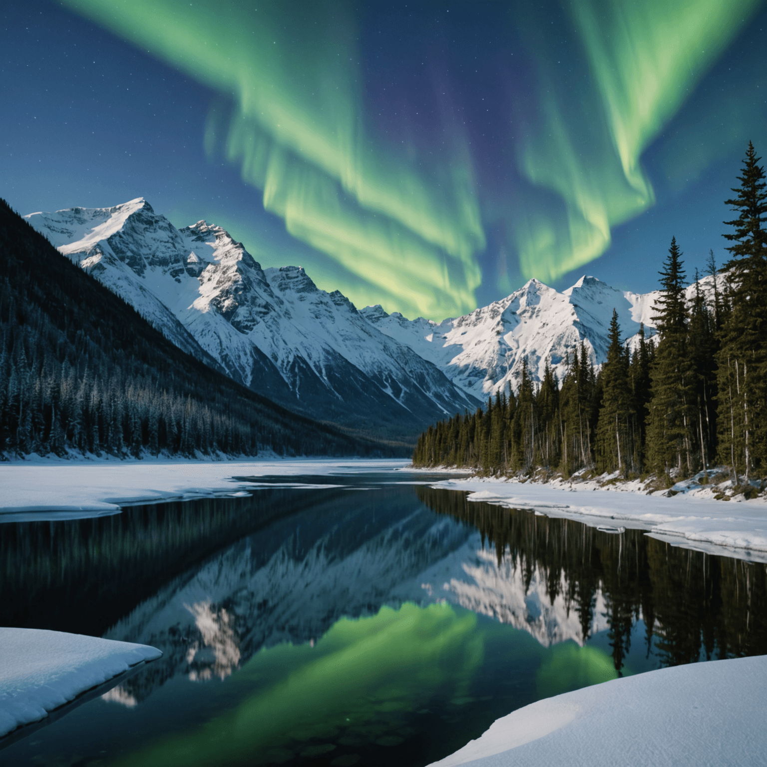 Snowmobiling in Alaska