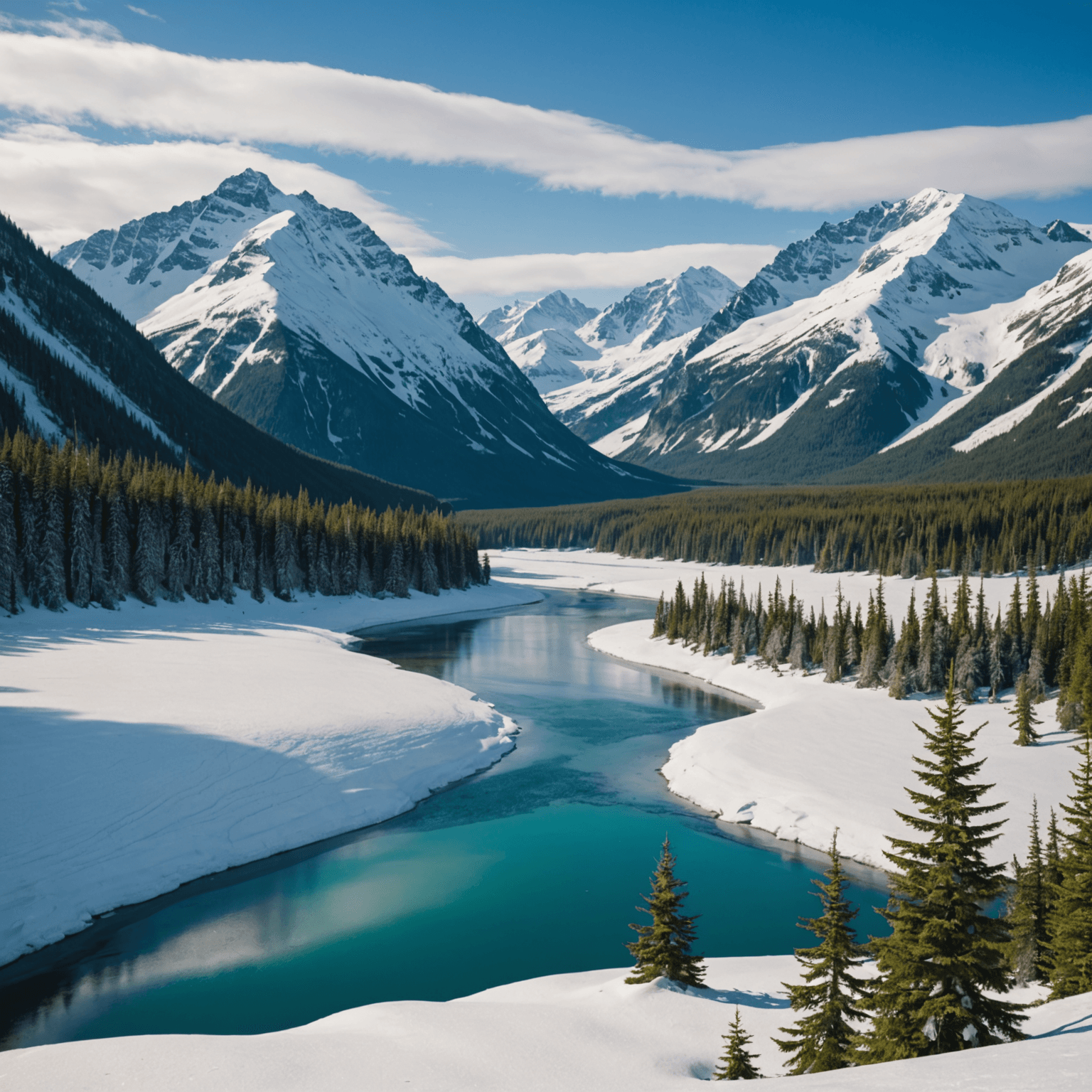 A cozy aurora cabin interior with a view of the northern lights through large windows.