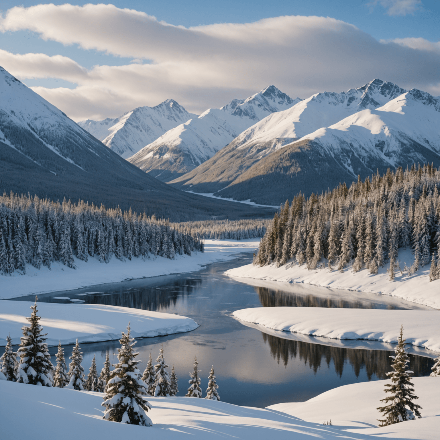 A scenic view of Anchorage with the Chugach Mountains in the background.