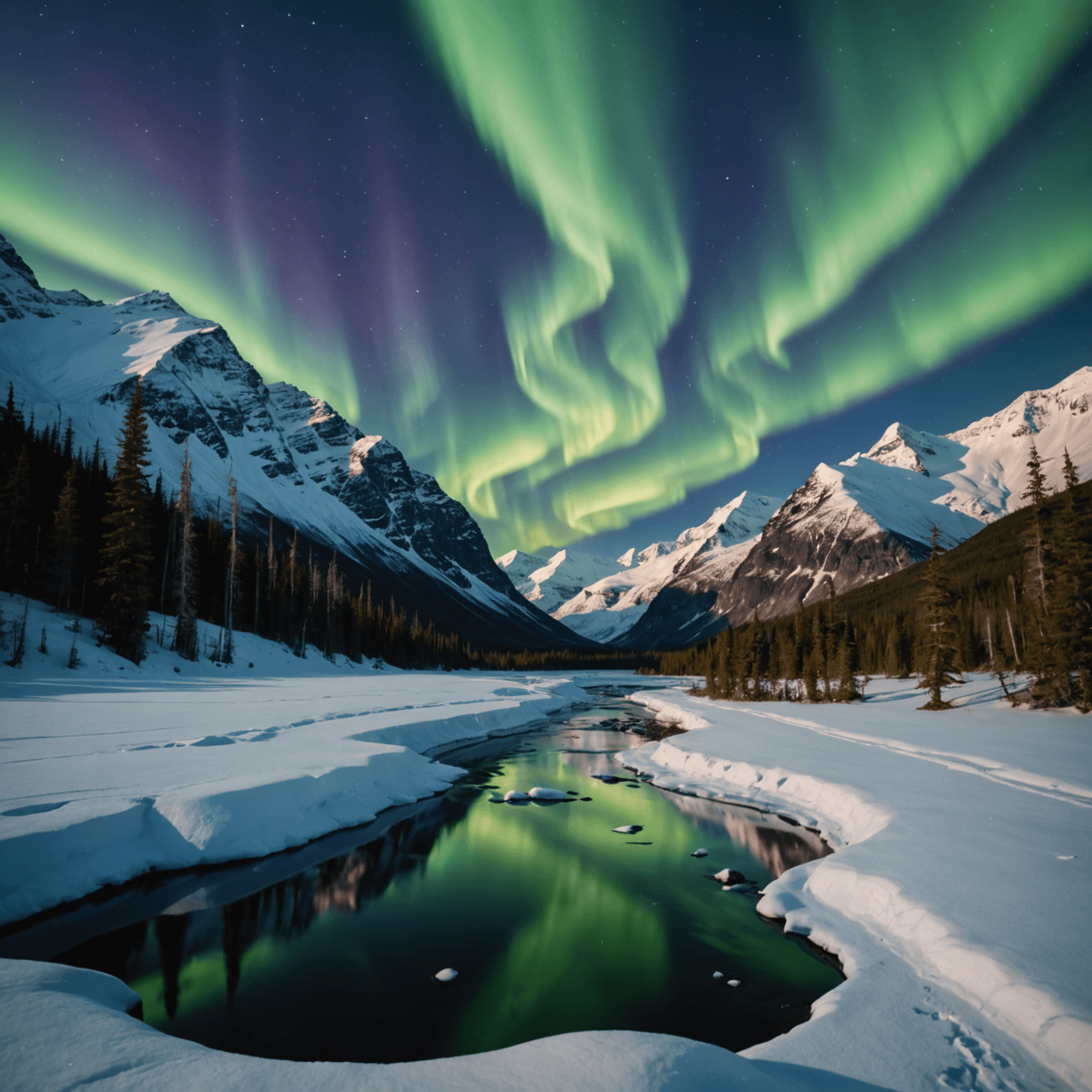 Snowmobile boots on a snowy trail