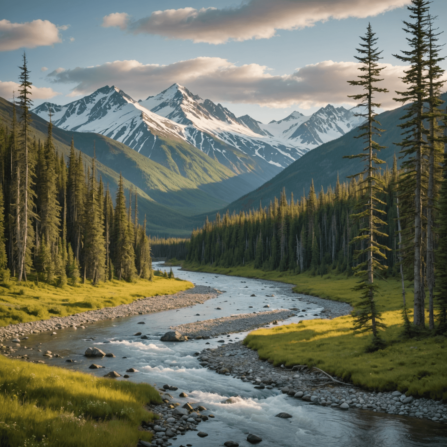 A map of Alaska's popular snowmobile trails, highlighting key areas for exploration.