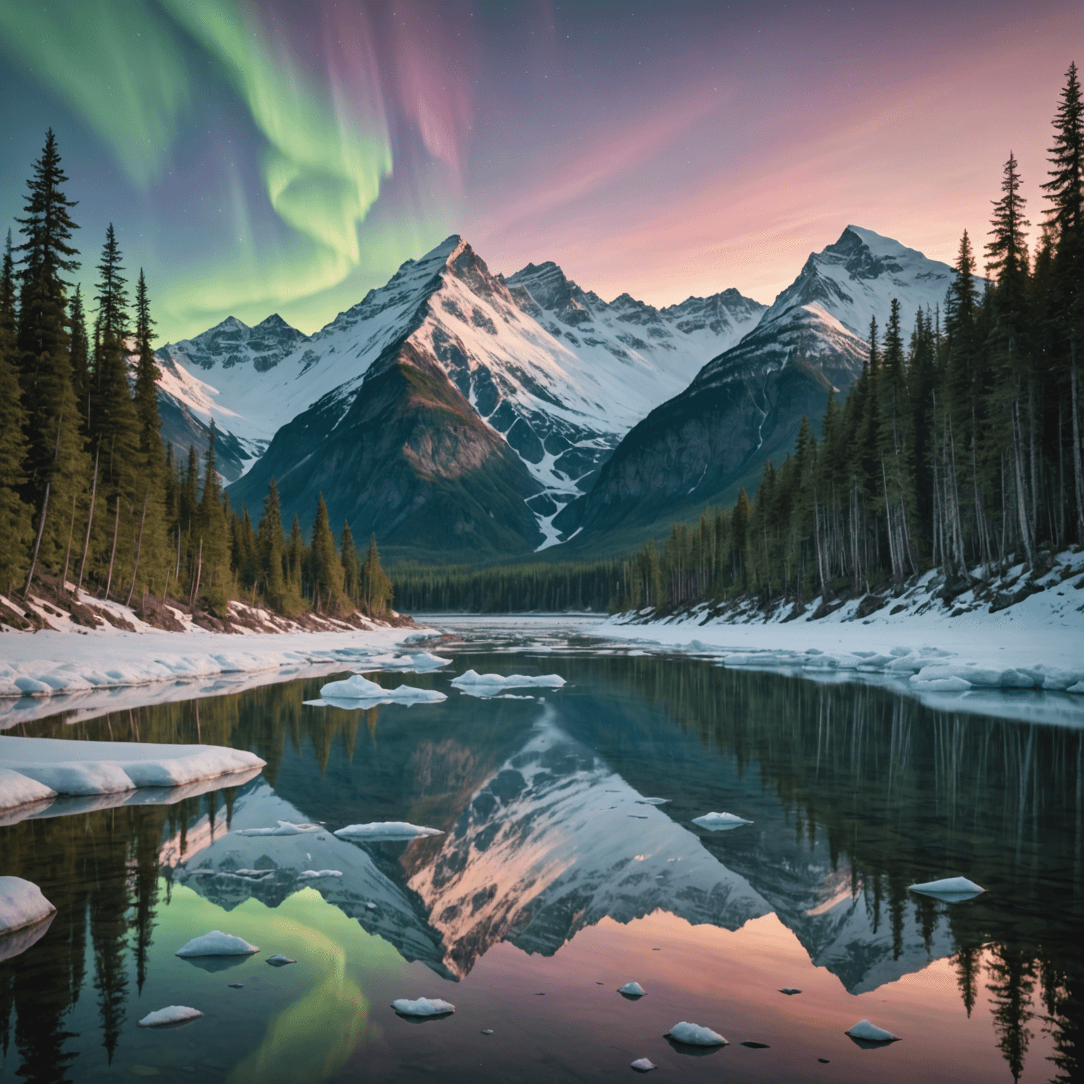 A group of jet skiers navigating the glacial waters near Anchorage, surrounded by stunning mountain vistas.