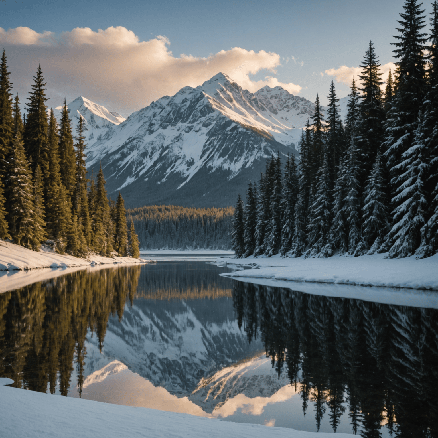 Snowmobilers enjoying a winter day at Turnagain Pass, surrounded by snow-laden trees and mountains.
