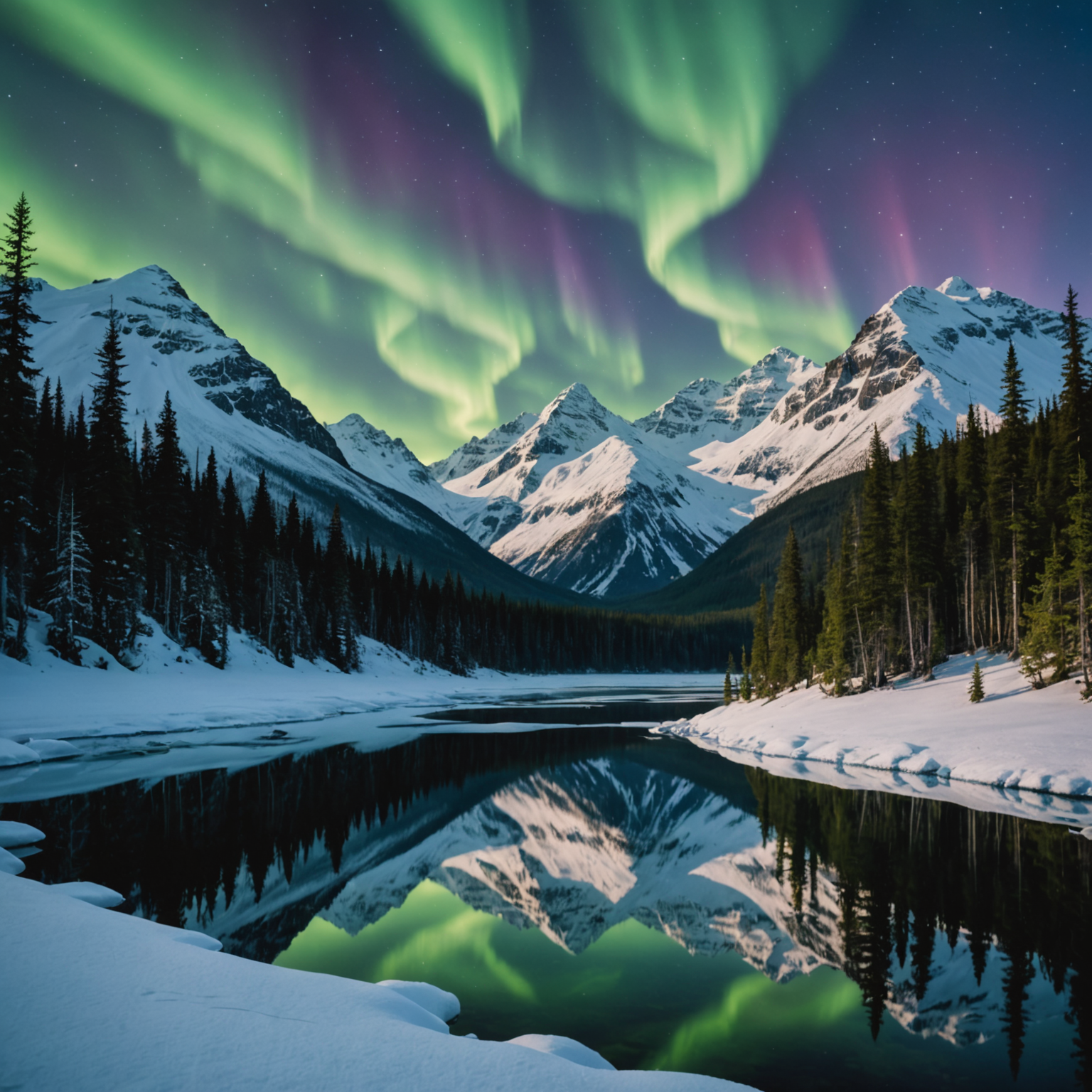 Hikers on a scenic trail with a backdrop of Denali.
