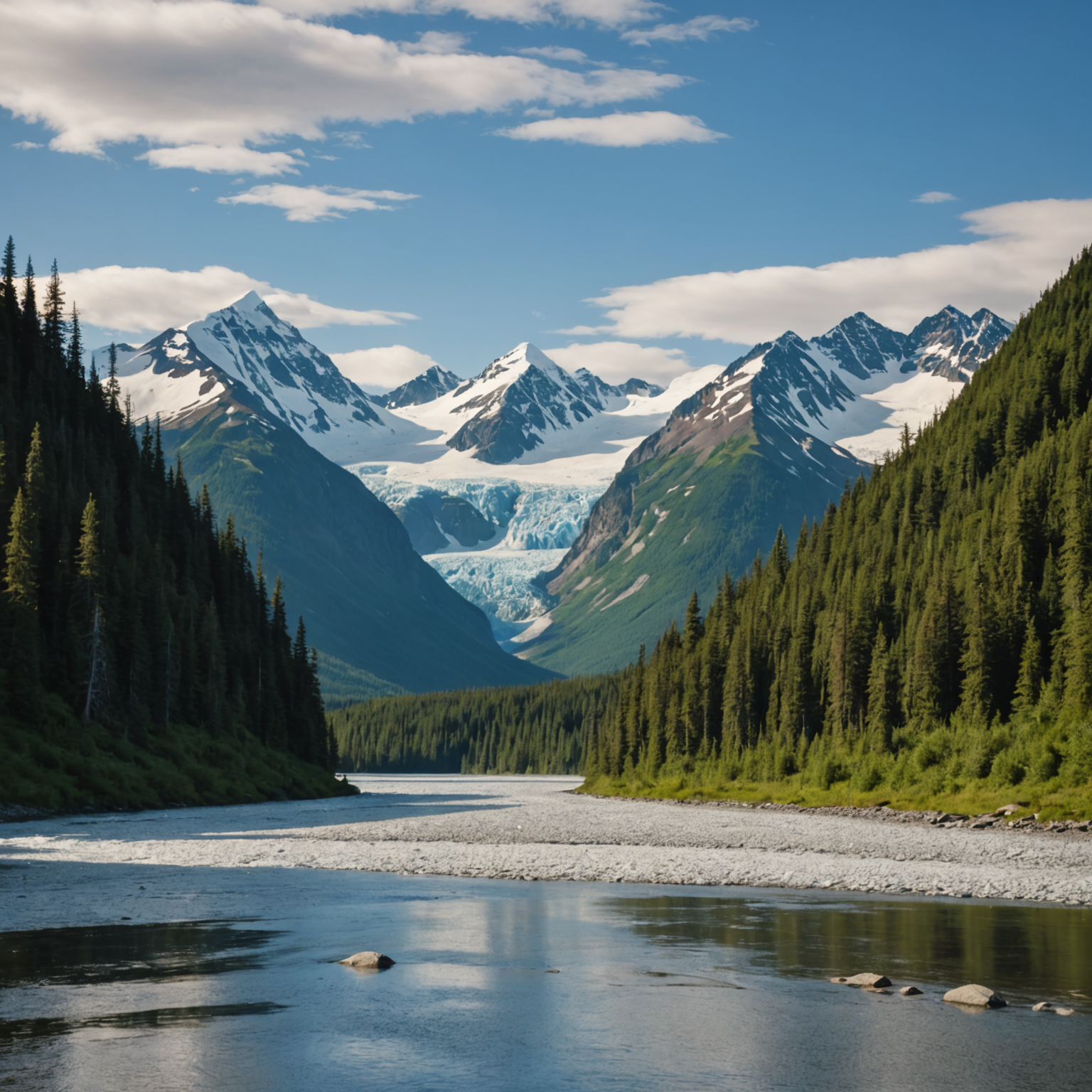 A group of tourists on a guided glacier tour, highlighting the vibrant blue ice.