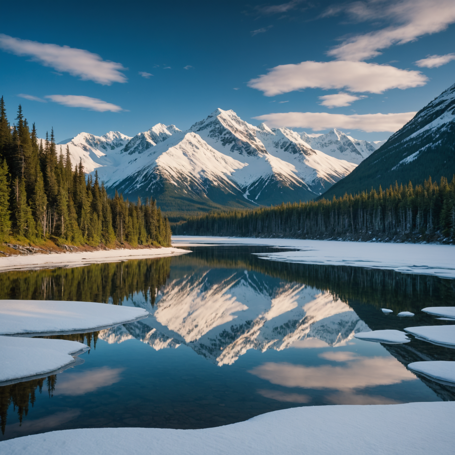 A snowmobiler dressed in full winter gear, riding through the snowy terrain of Hatcher Pass.
