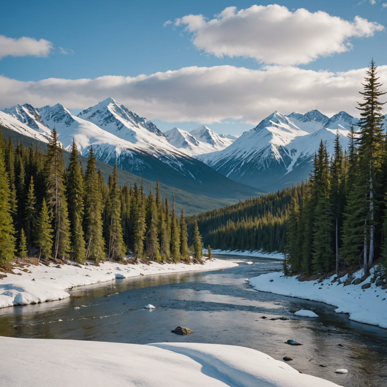 Tourists hiking in the summer, surrounded by lush greenery and mountains