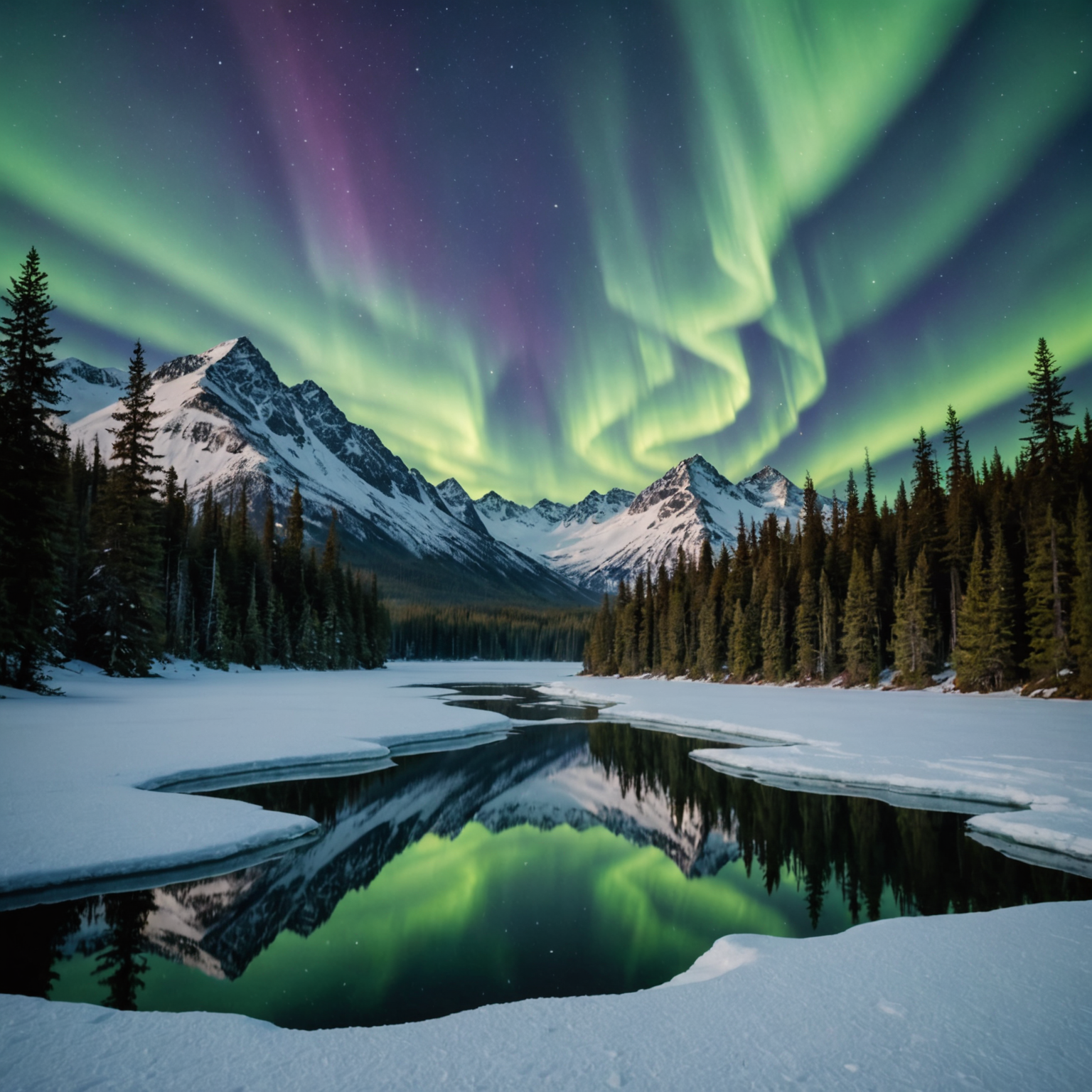 Adventurers snow jet skiing in Alaska's wilderness