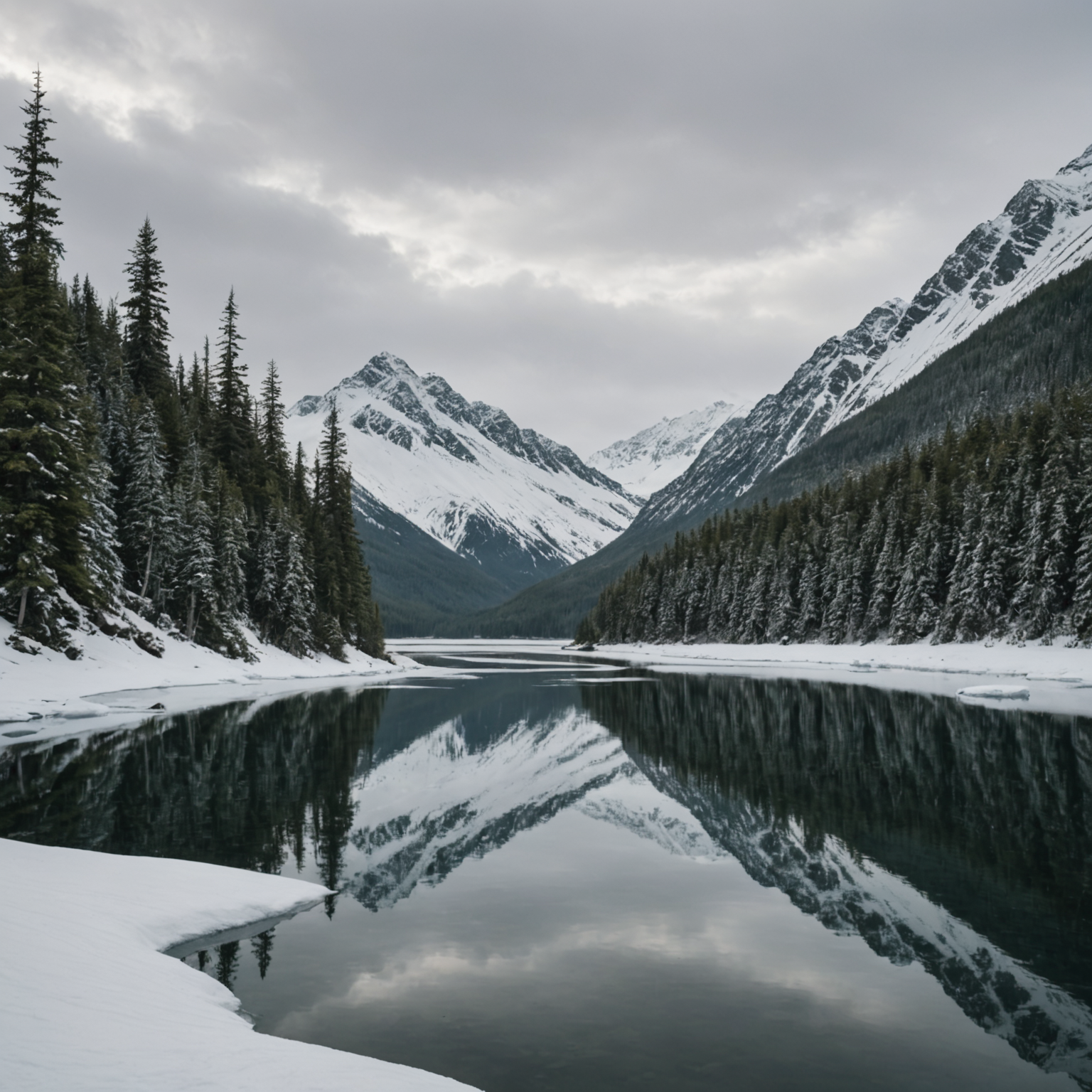 Snowhook Adventures guide leading a group through a snowy Alaskan landscape