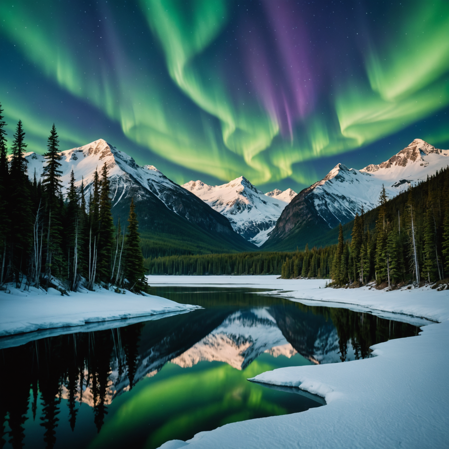 A peaceful Alaskan landscape with both black and grizzly bear habitats.