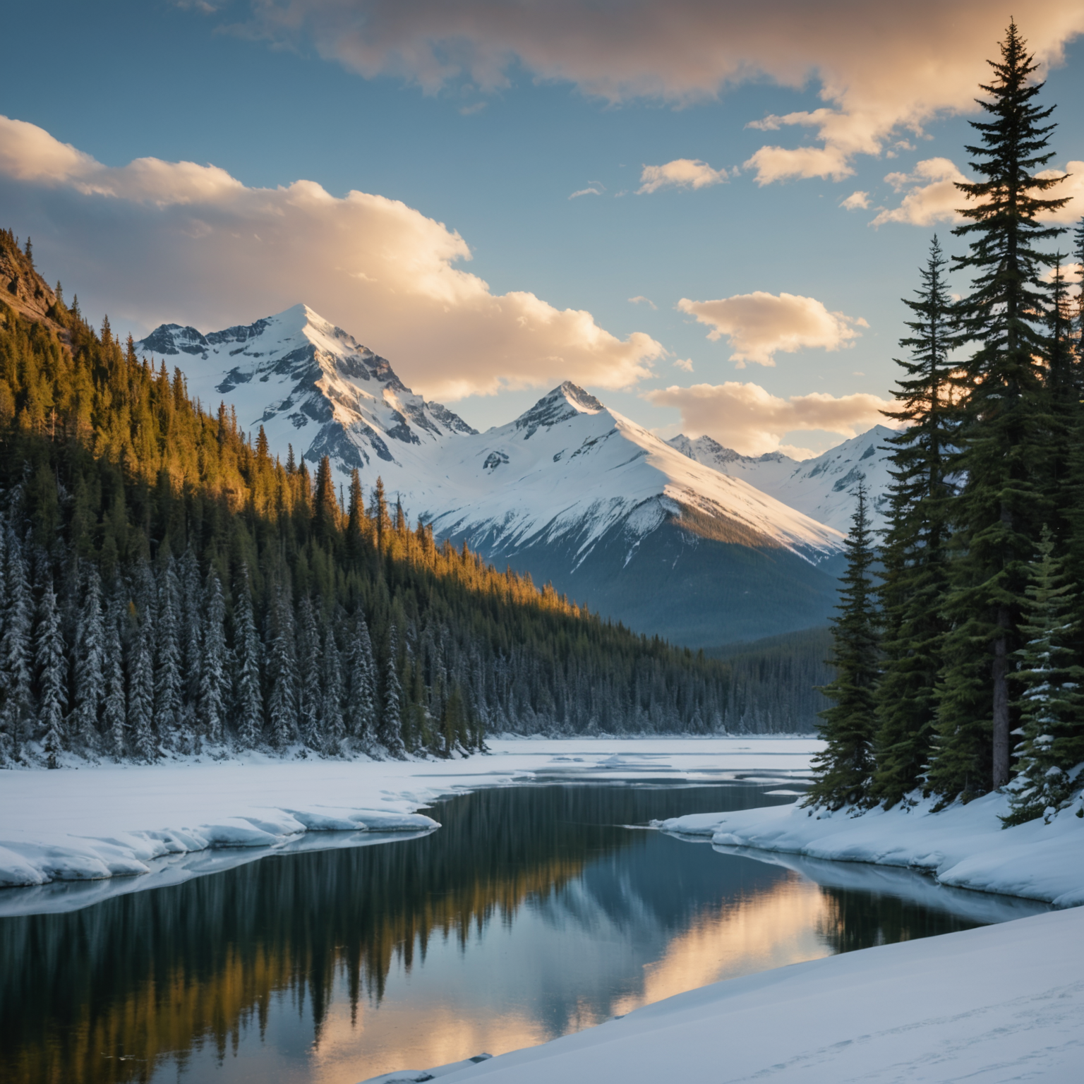 Snowmobiling through the pristine snow-covered landscapes of Turnagain Pass