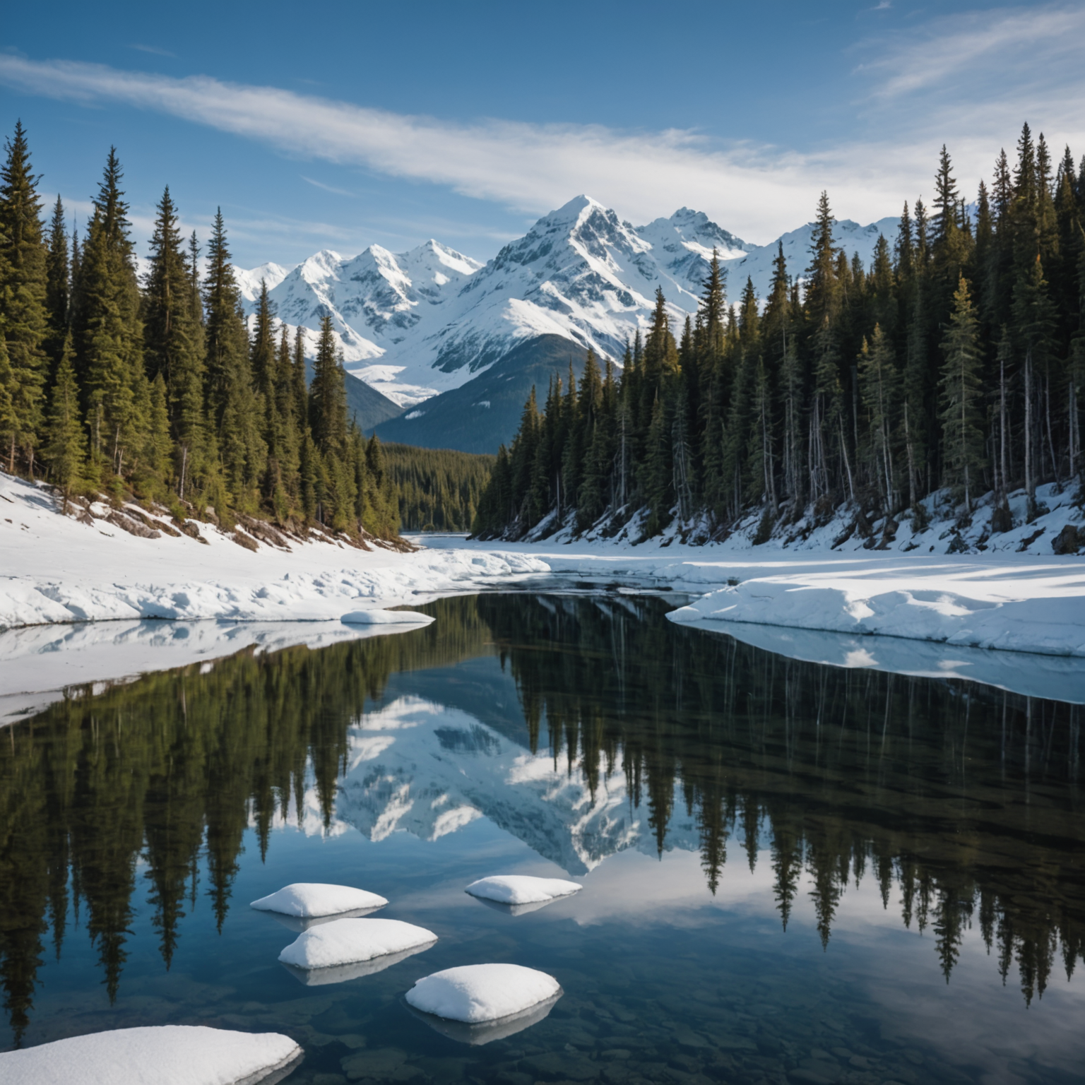 Mount Whitney with its rugged terrain and snow-capped peak