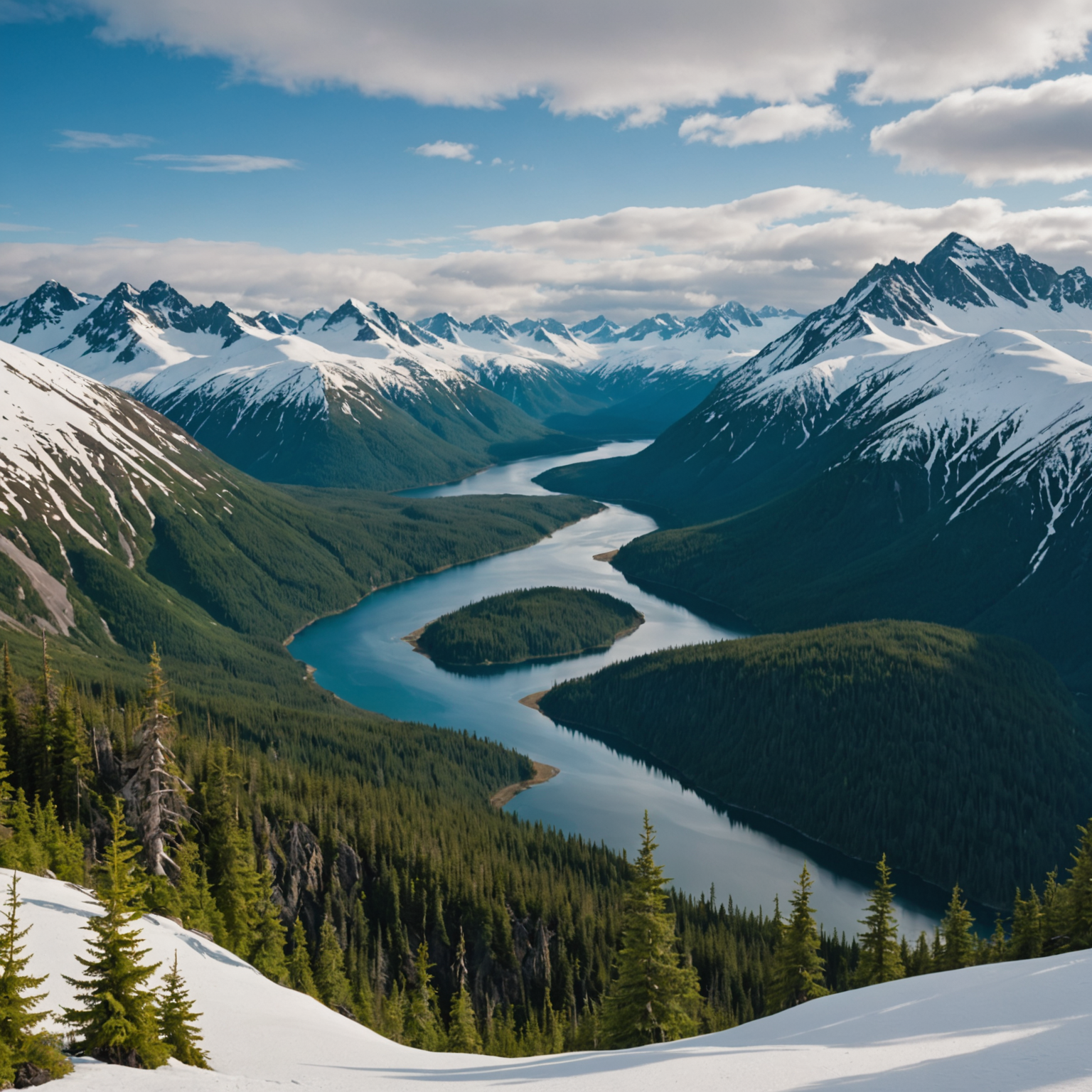 Panoramic view from the summit of Mount Scott, showcasing the surrounding landscapes and Lake Lawtonka.