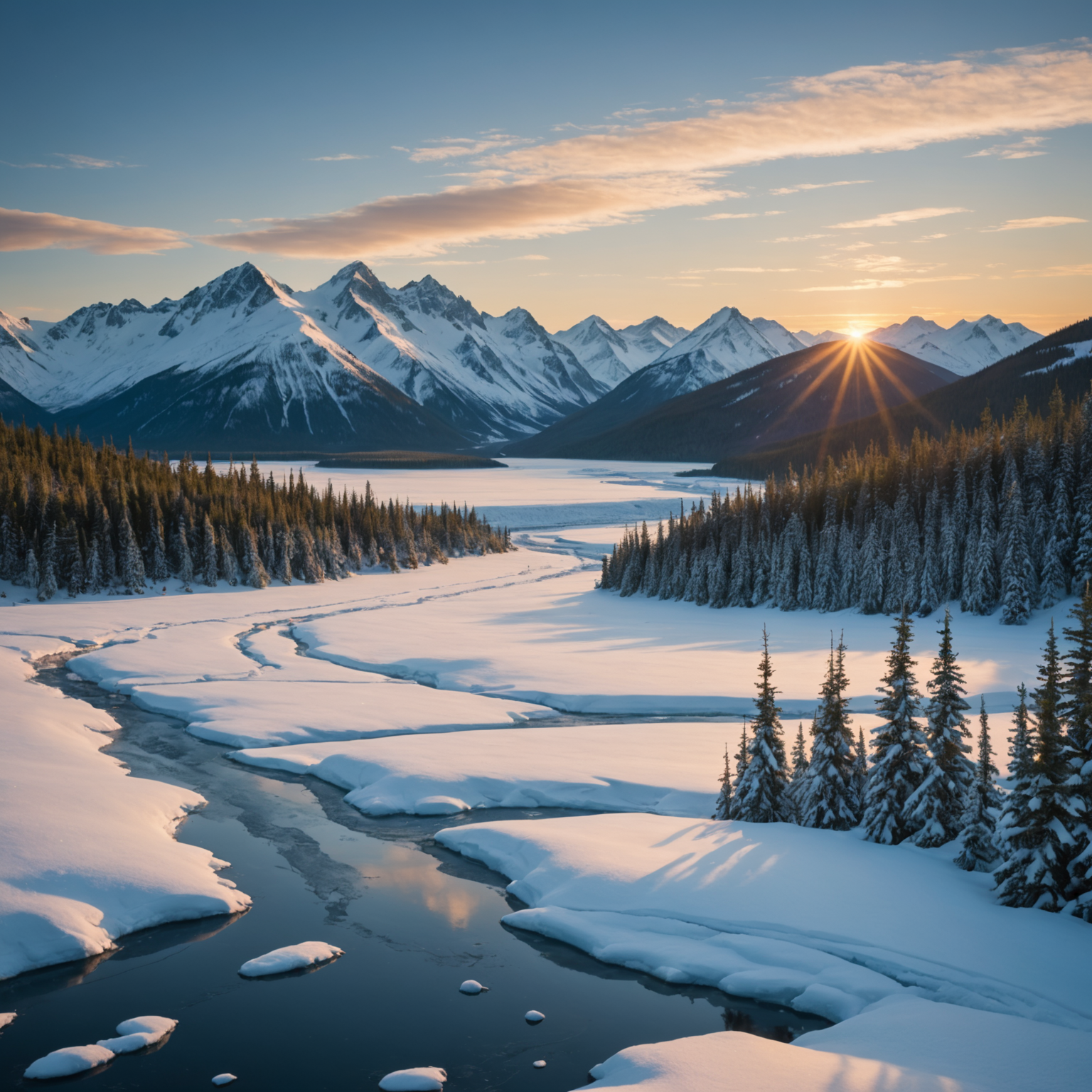 A bear guard guiding a group of hikers through a lush Alaskan trail with safety equipment visible.