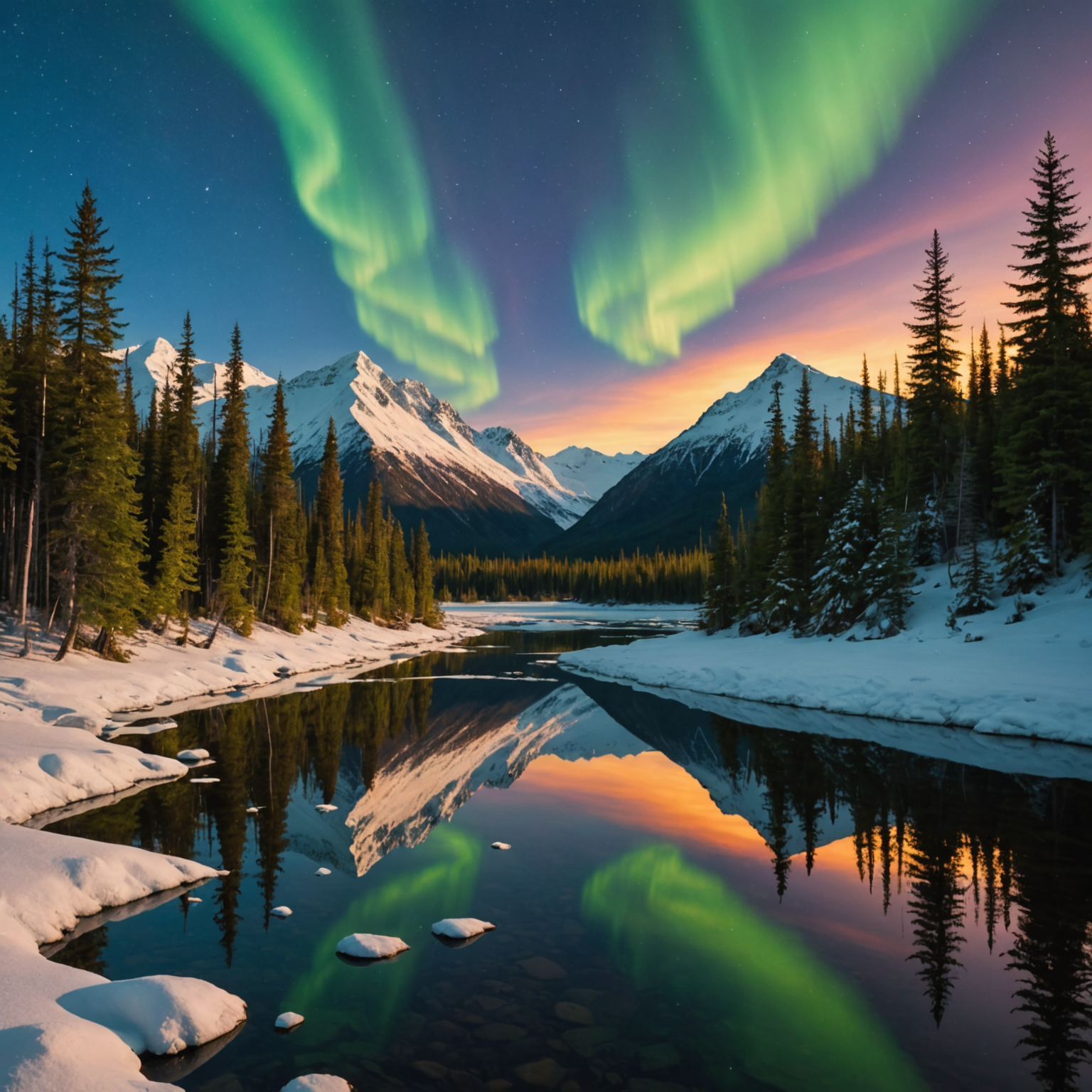 Grizzly bear catching salmon at Brooks Falls