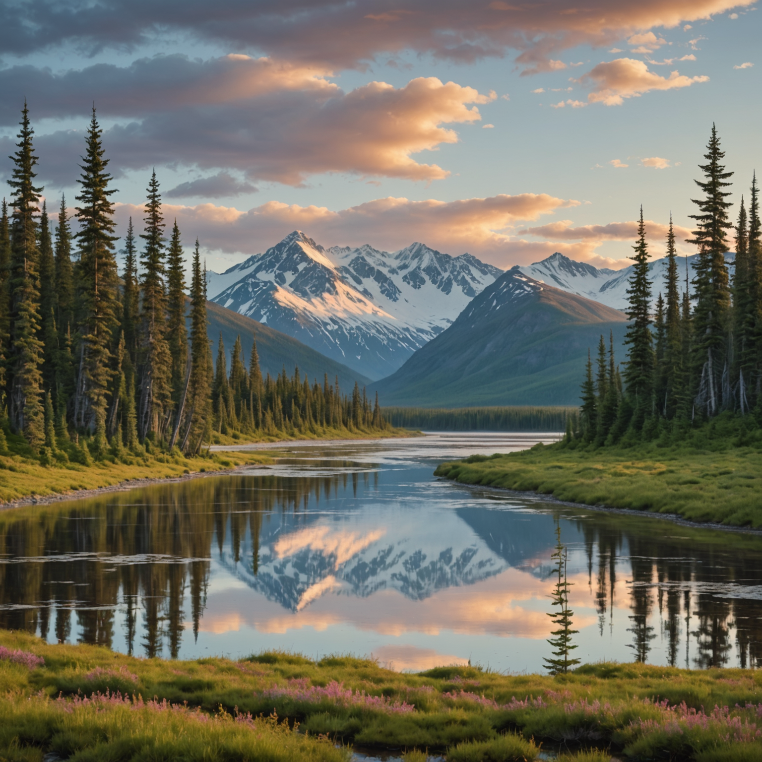 A boat approaching a glacier in Kenai Fjords National Park.