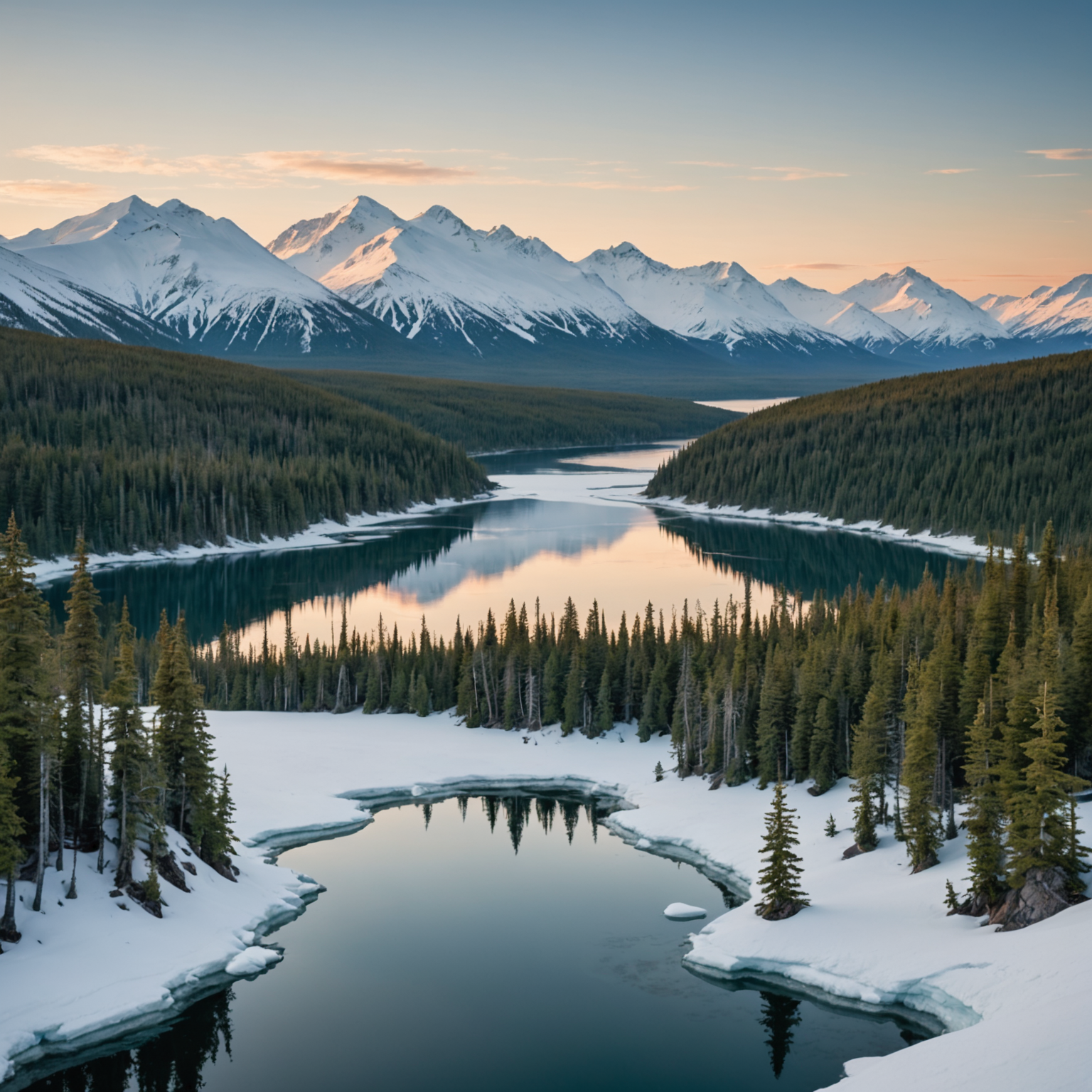 Kayakers enjoying a peaceful afternoon on Engineer Lake.