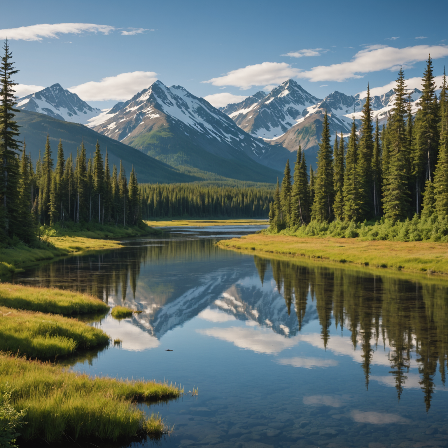 Artisans hand-knitting Kenai Beanies with Alaskan motifs