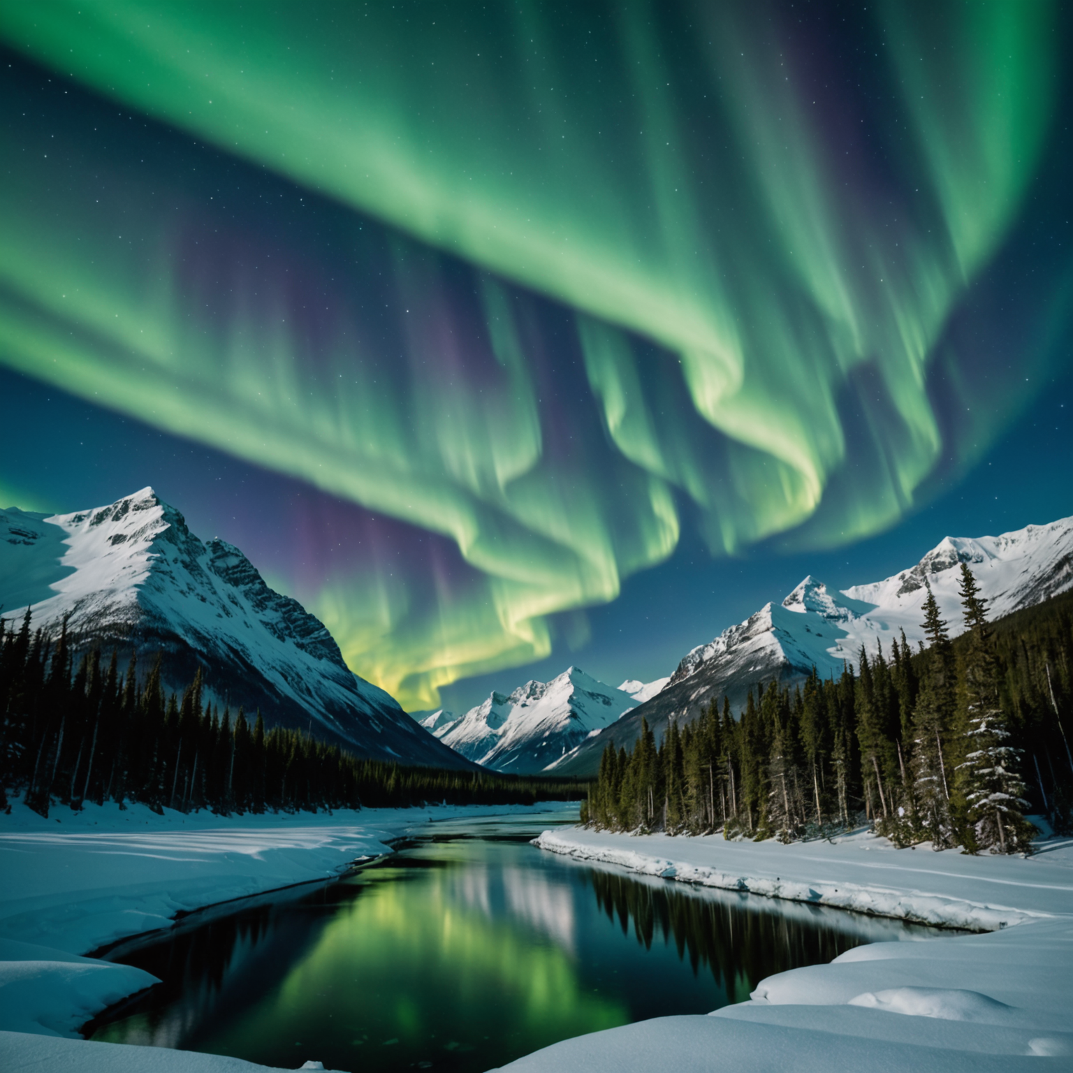 A scenic view of Lake Clark National Park with a lodge in the background.
