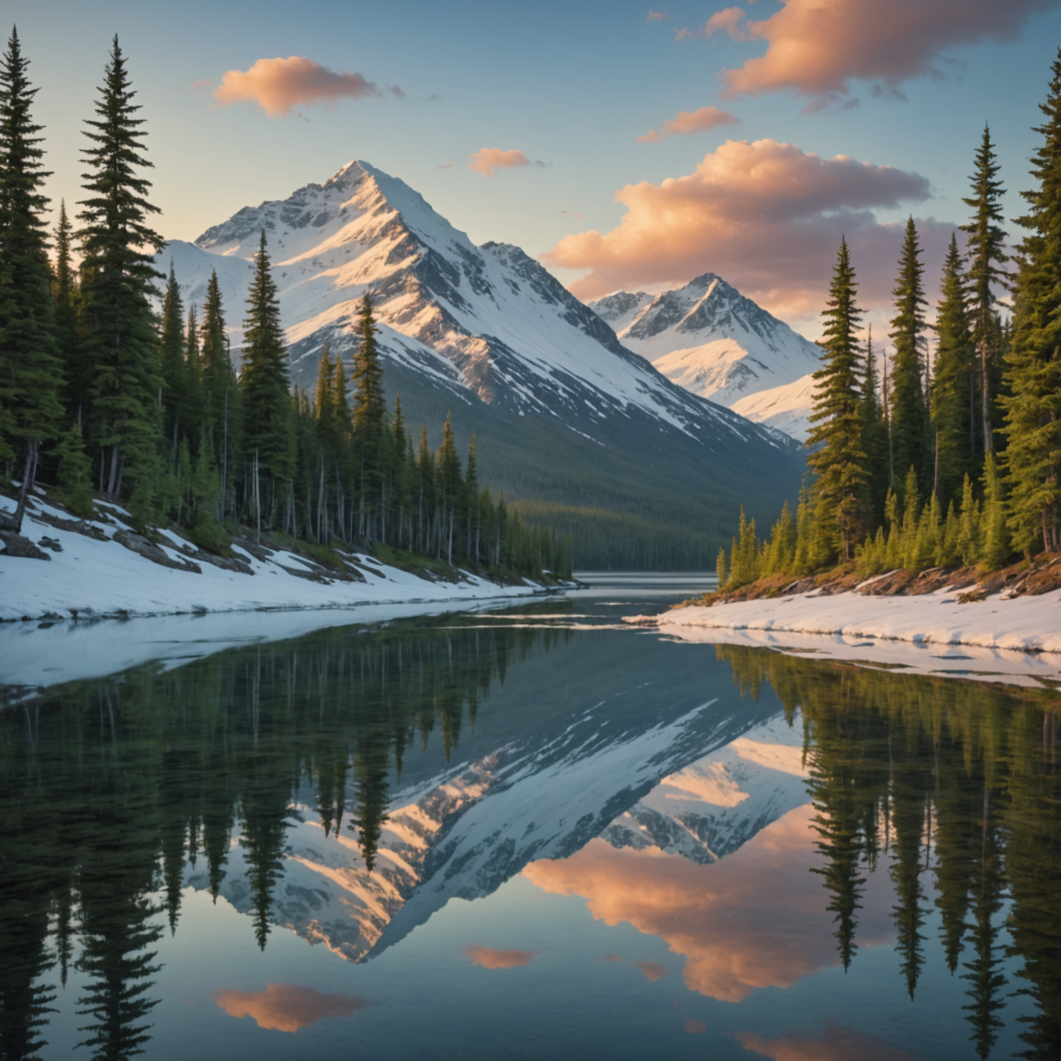 A scenic view of Alaskan terrain with an ATV in the foreground, showcasing the diverse landscapes.