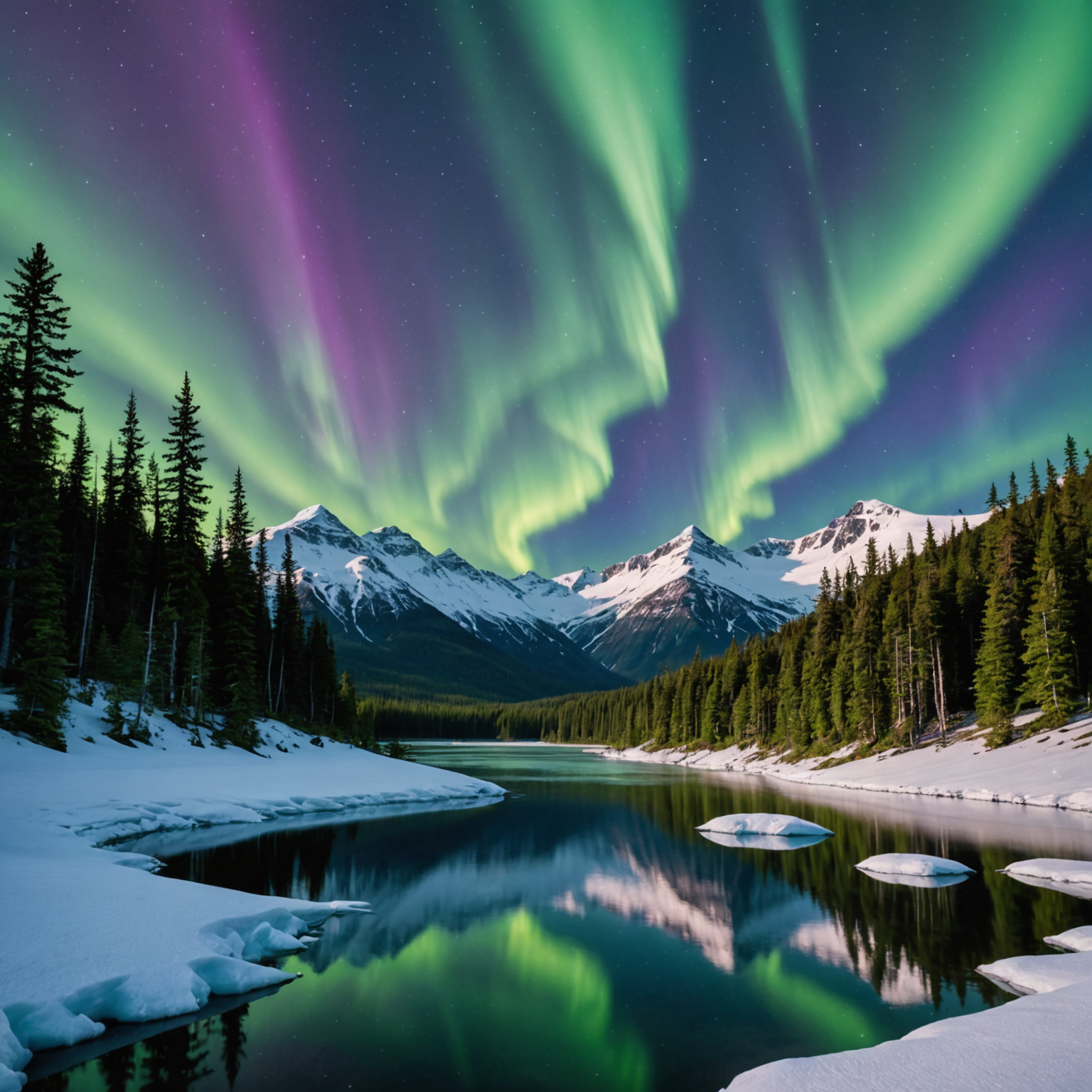 A group of rafters navigating a Class II rapid on the Kenai River with vibrant turquoise waters.
