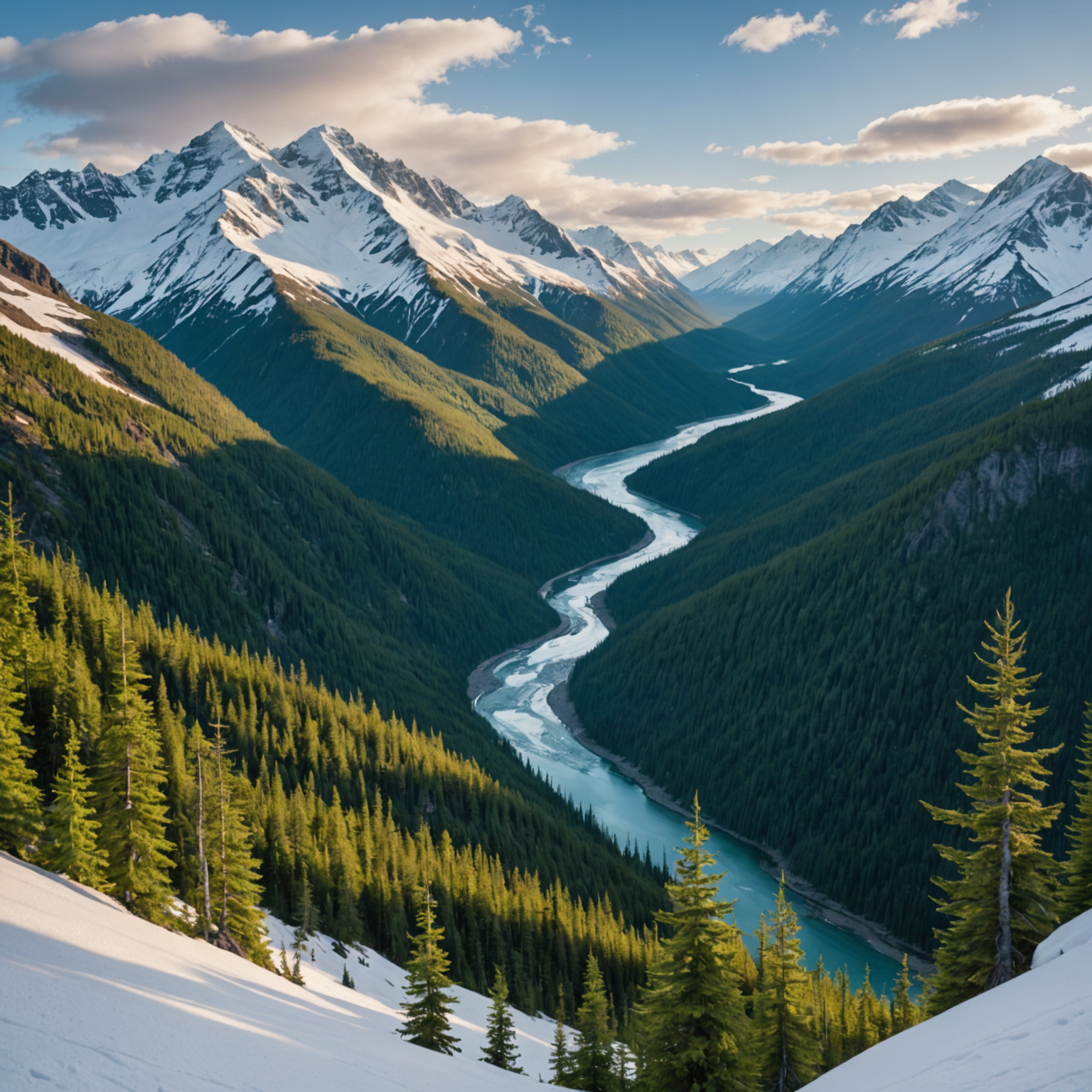 View from the summit of Mount Washington on a clear day
