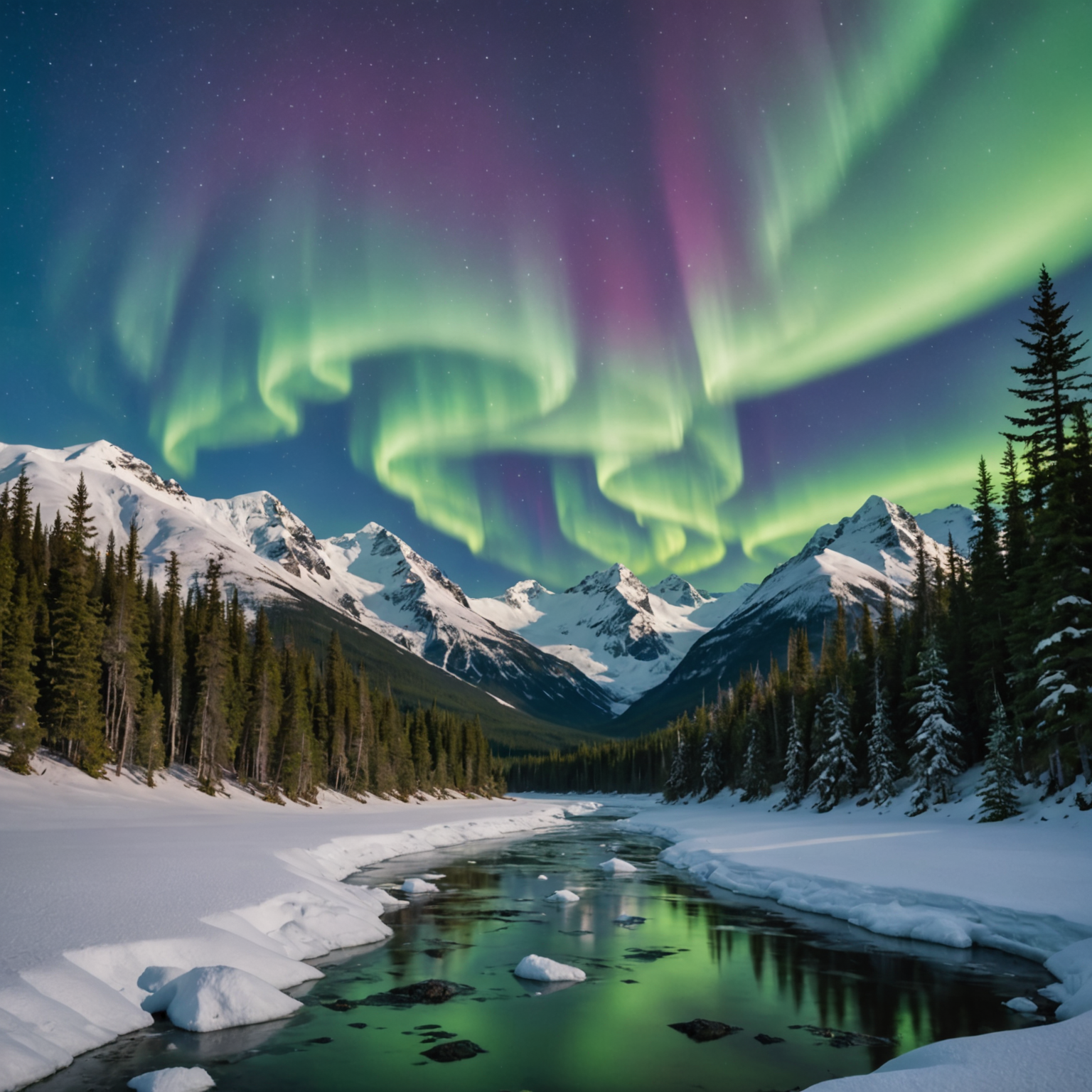 A cozy Anchorage cabin surrounded by snow-covered trees, showcasing the rustic charm and breathtaking natural surroundings.