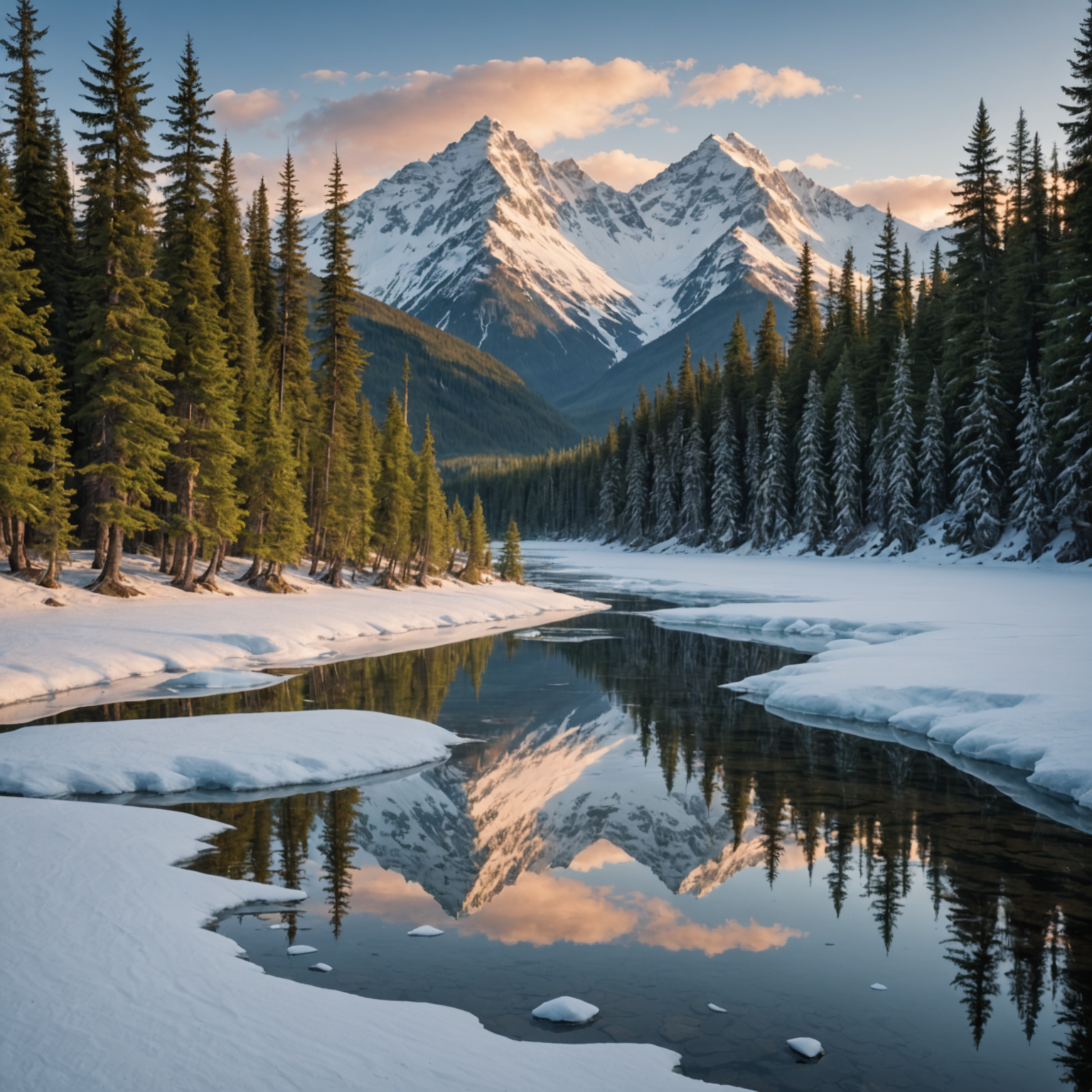 Helicopter landing on an Alaskan glacier