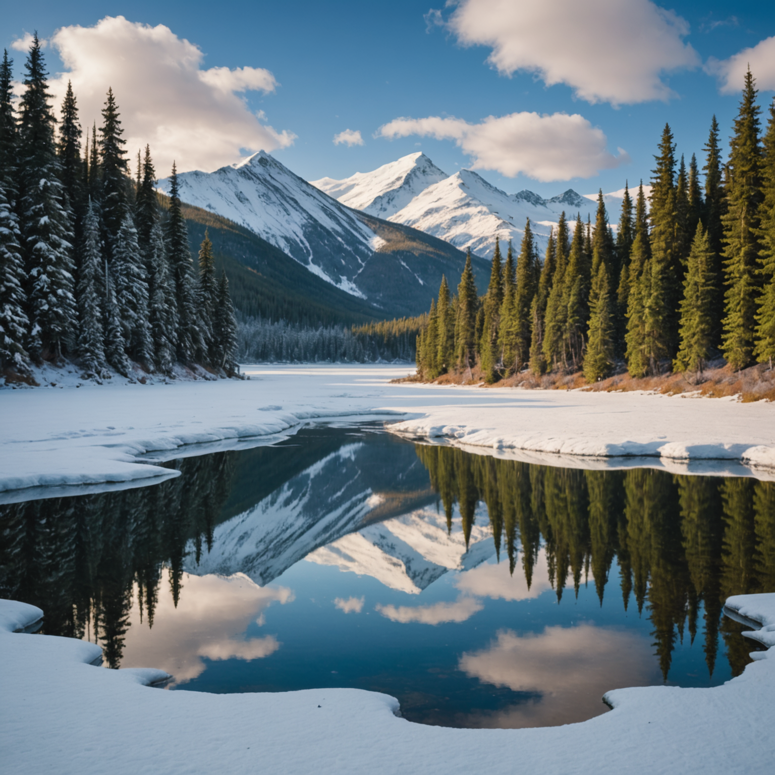 Aerial view of Girdwood's landscapes from a helicopter tour