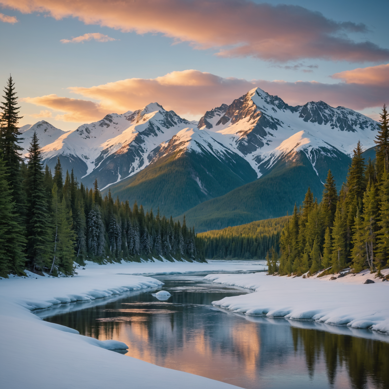 Grizzly bear catching salmon at Brooks Falls, Katmai National Park