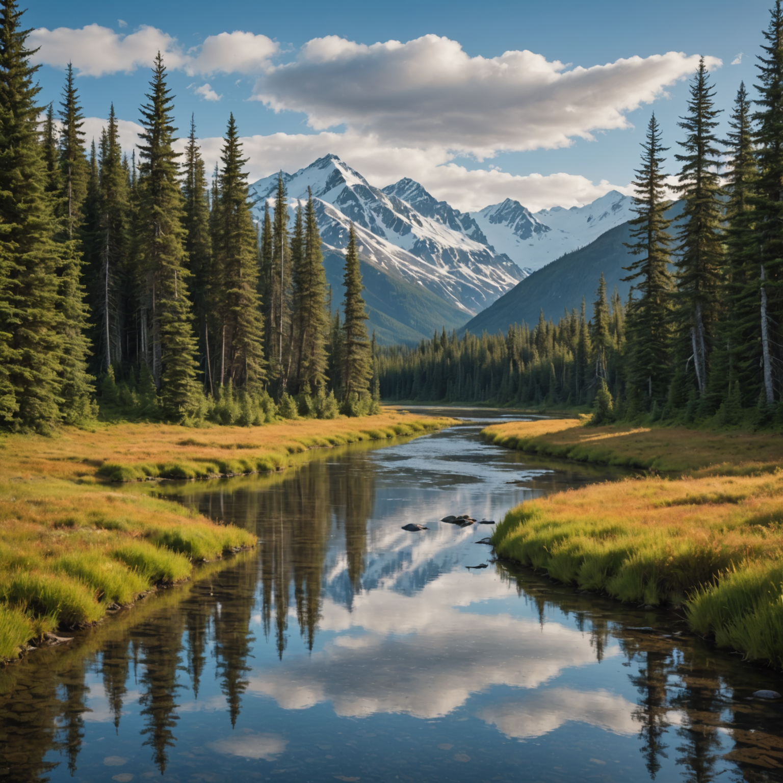 Group of tourists observing grizzly bears in Alaska