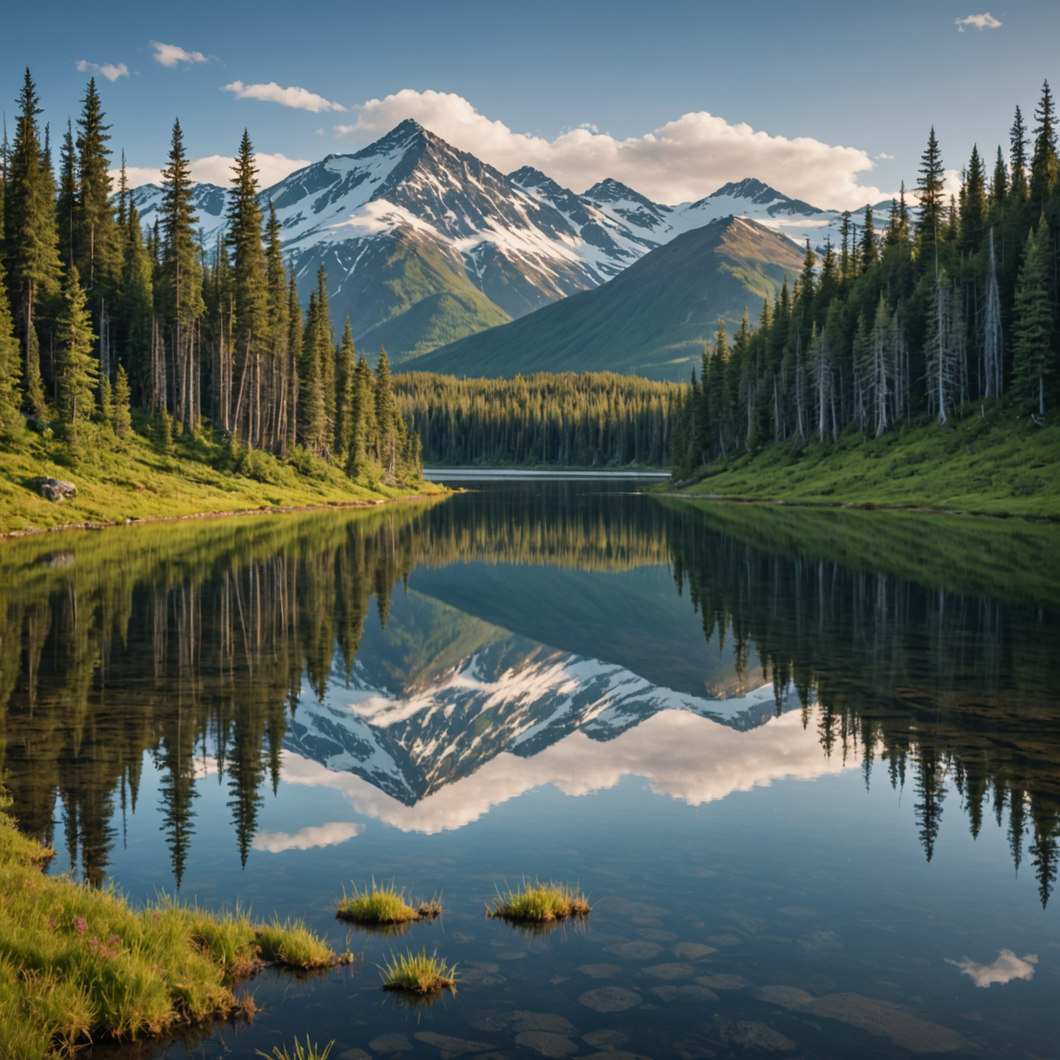 Customers enjoying coffee in a bustling Kenai café with views of the Alaskan landscape through large windows.