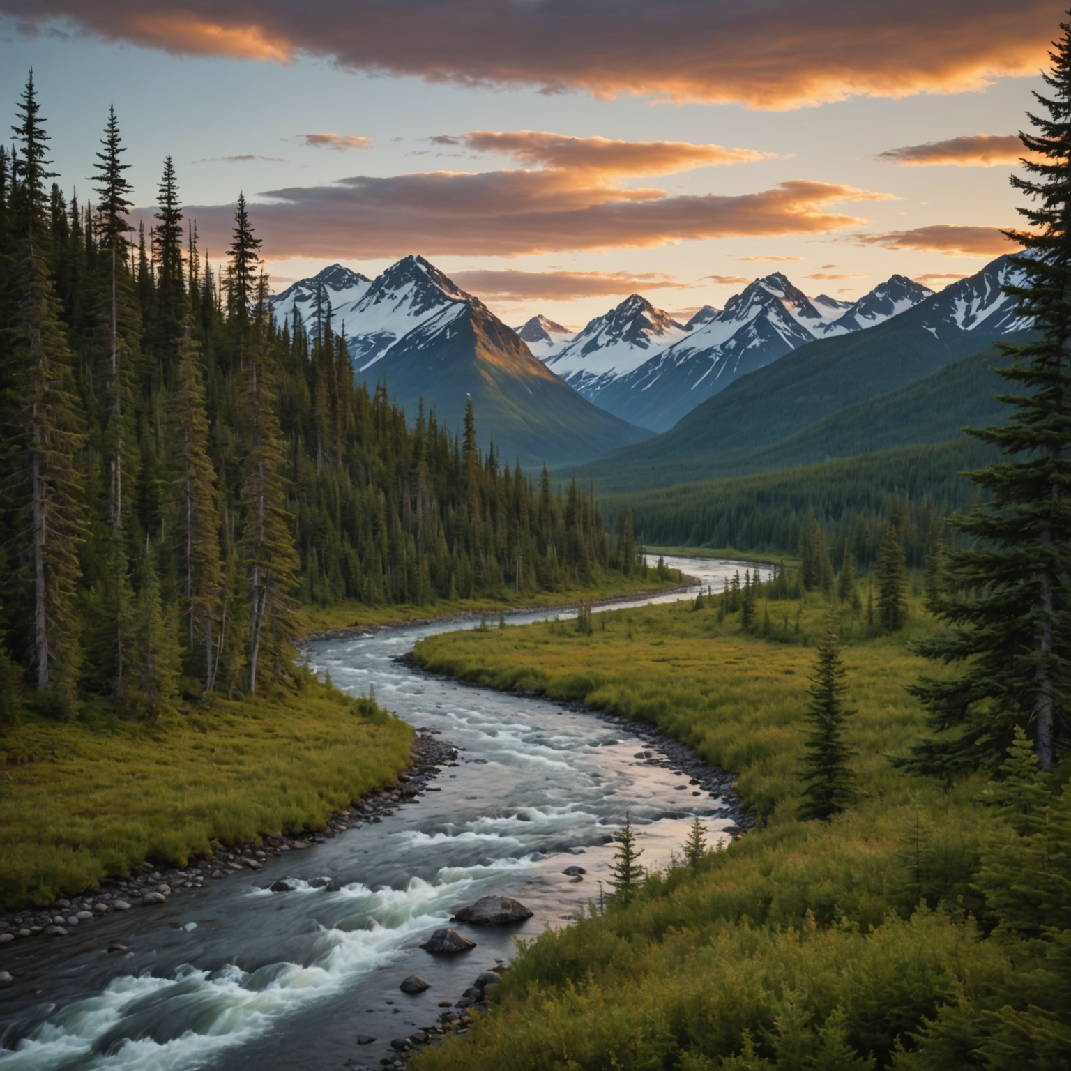 Sunset over Rocky Point desert with quads